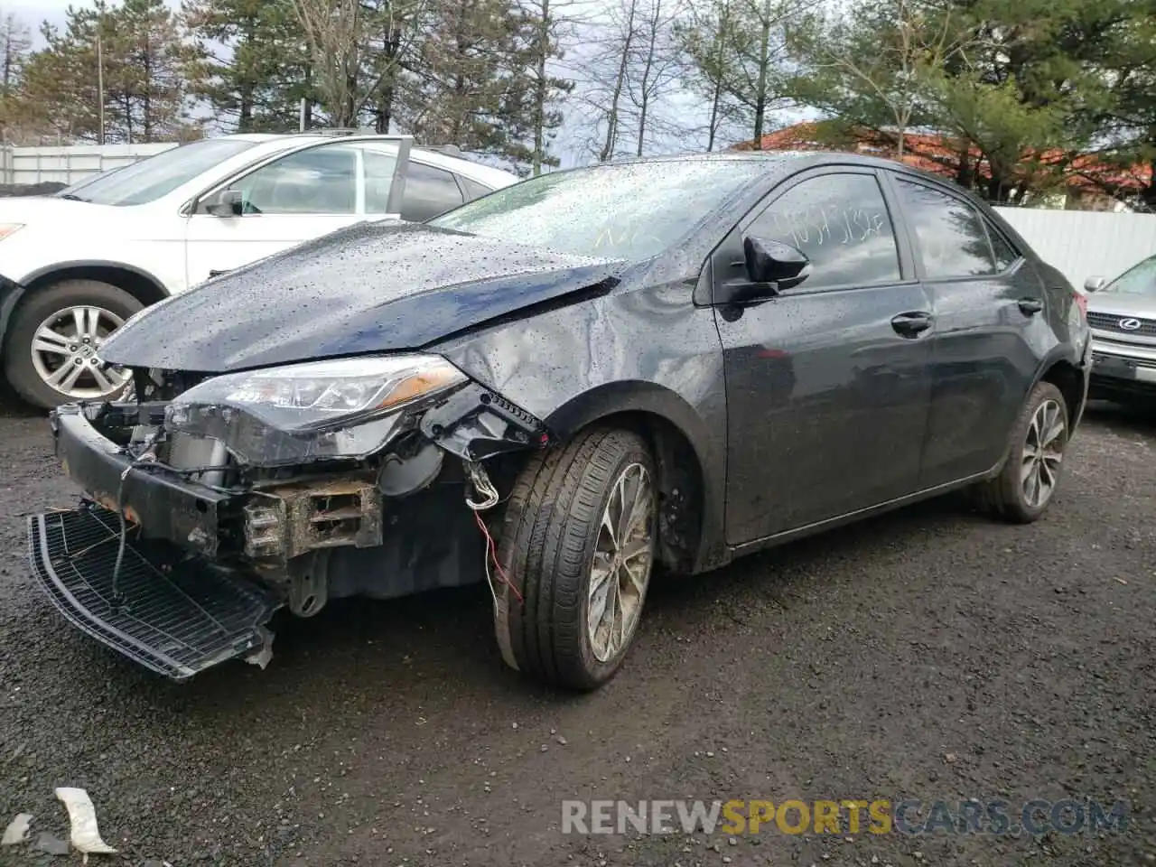 2 Photograph of a damaged car 2T1BURHE8KC180368 TOYOTA COROLLA 2019