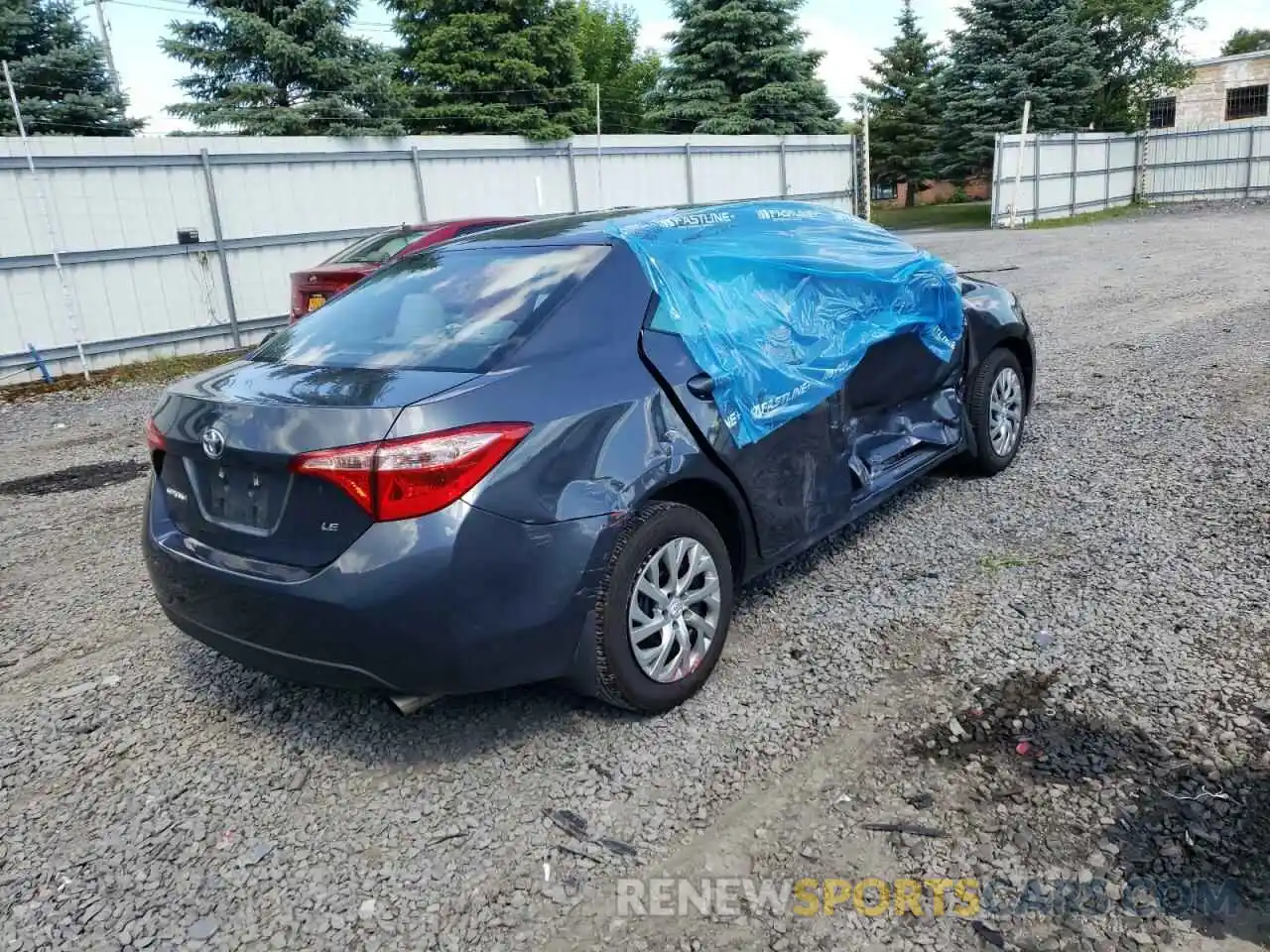 4 Photograph of a damaged car 2T1BURHE8KC180399 TOYOTA COROLLA 2019