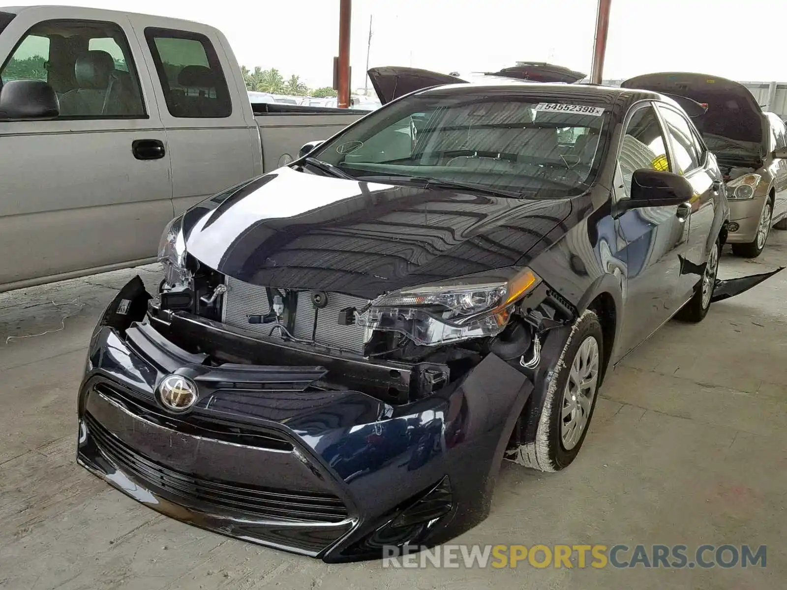 2 Photograph of a damaged car 2T1BURHE8KC180693 TOYOTA COROLLA 2019