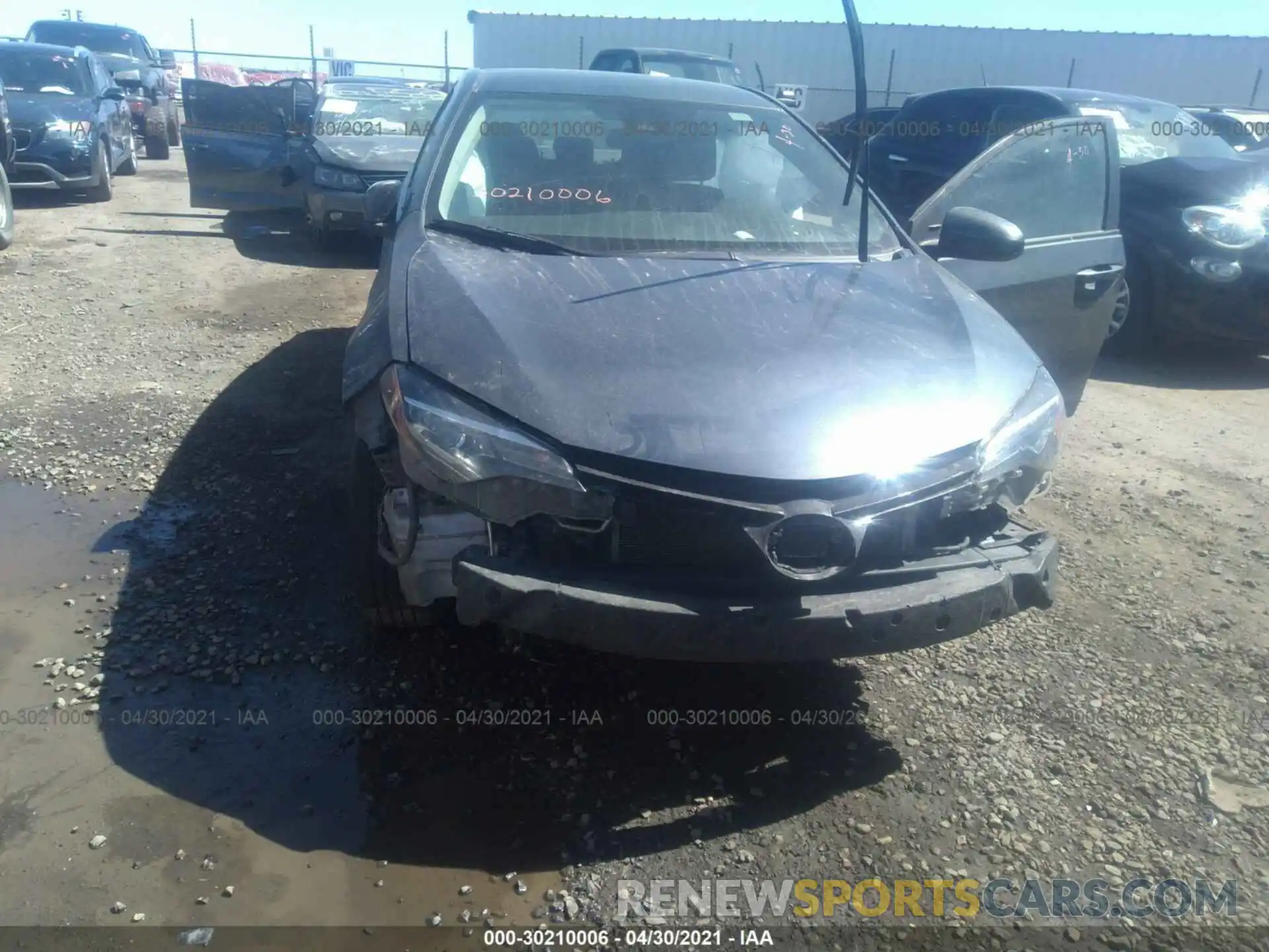 6 Photograph of a damaged car 2T1BURHE8KC180743 TOYOTA COROLLA 2019