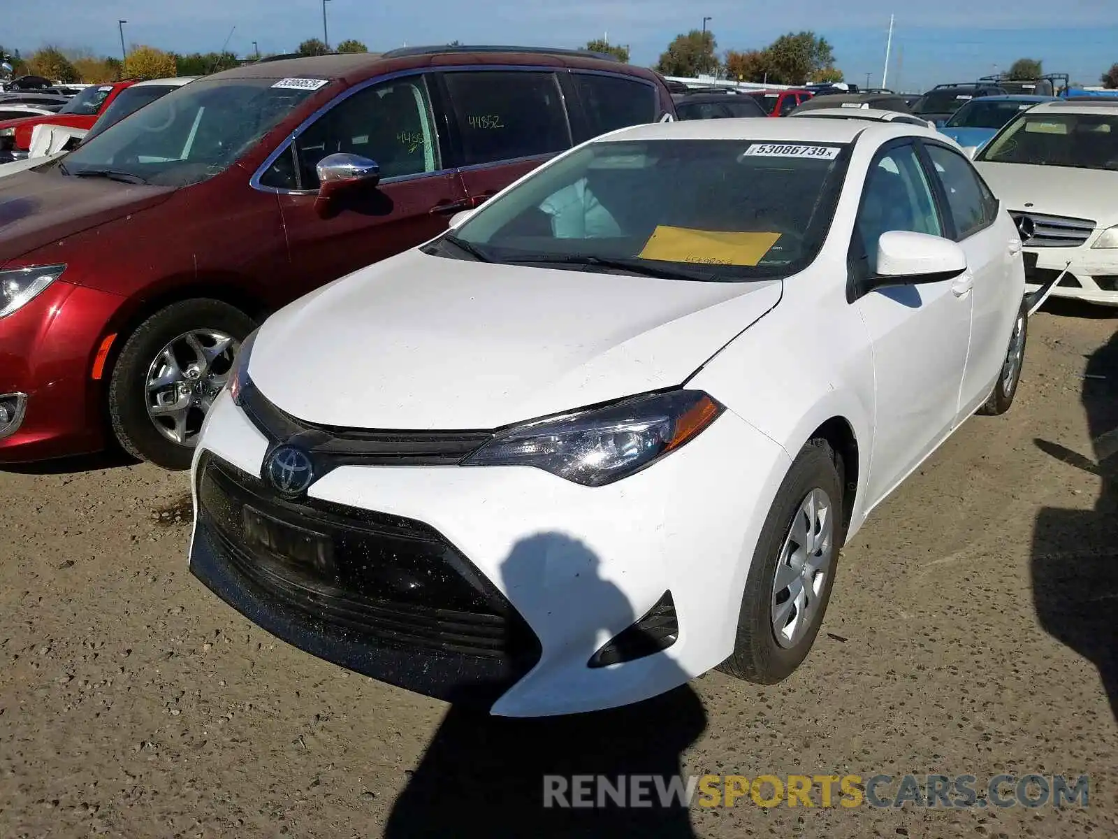 2 Photograph of a damaged car 2T1BURHE8KC180886 TOYOTA COROLLA 2019