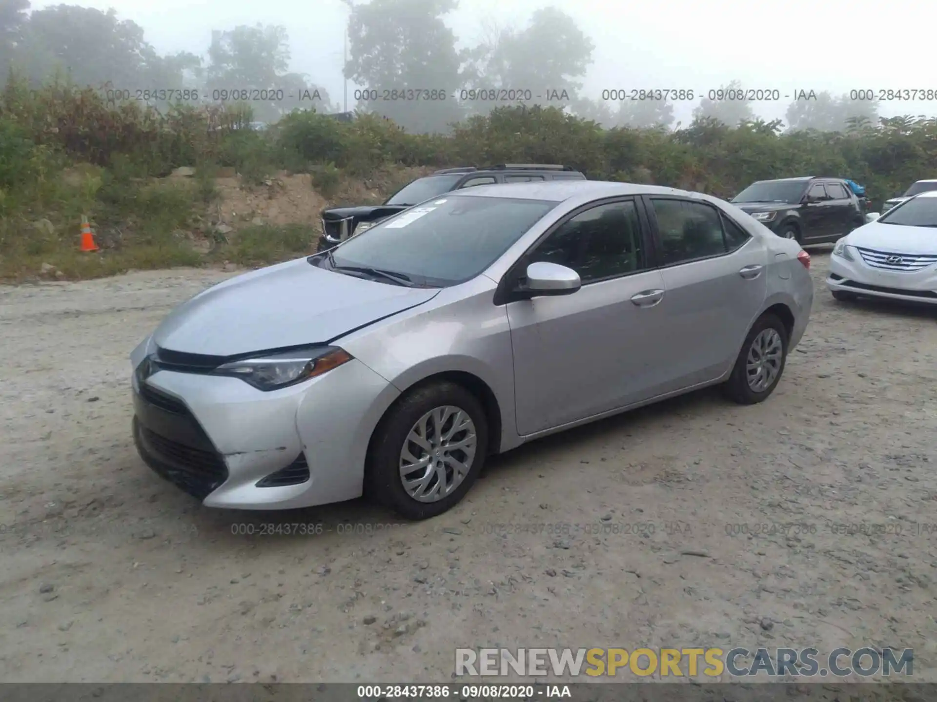 2 Photograph of a damaged car 2T1BURHE8KC181861 TOYOTA COROLLA 2019