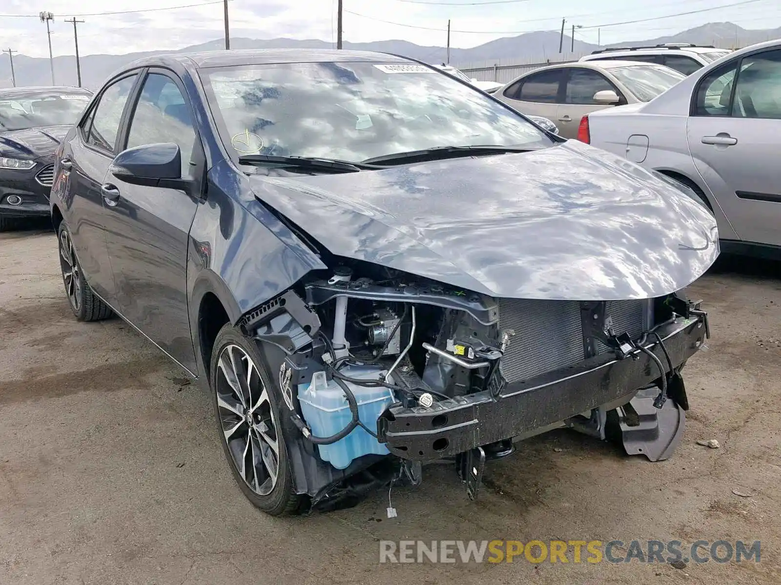 1 Photograph of a damaged car 2T1BURHE8KC183142 TOYOTA COROLLA 2019