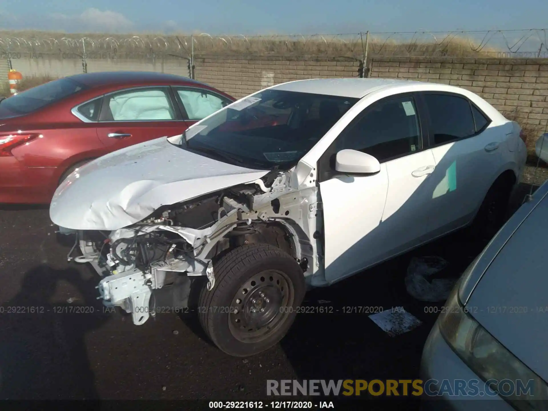 2 Photograph of a damaged car 2T1BURHE8KC183755 TOYOTA COROLLA 2019