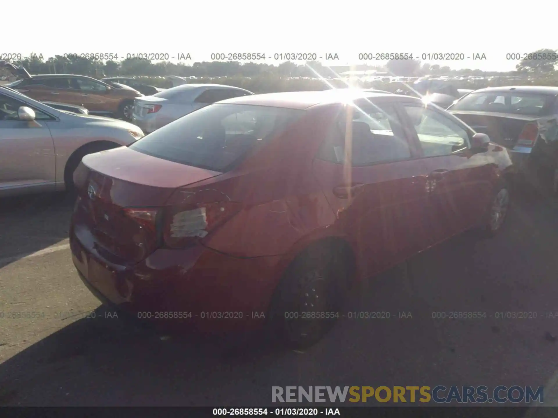 4 Photograph of a damaged car 2T1BURHE8KC185179 TOYOTA COROLLA 2019