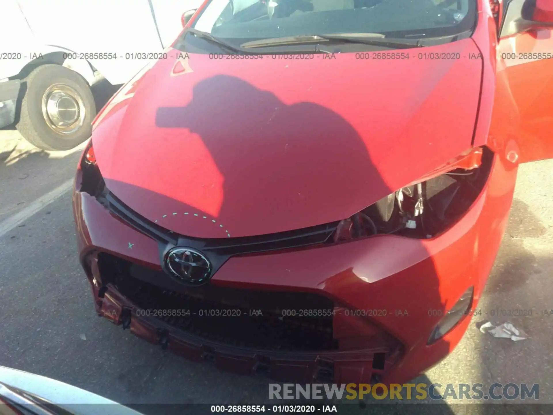 6 Photograph of a damaged car 2T1BURHE8KC185179 TOYOTA COROLLA 2019