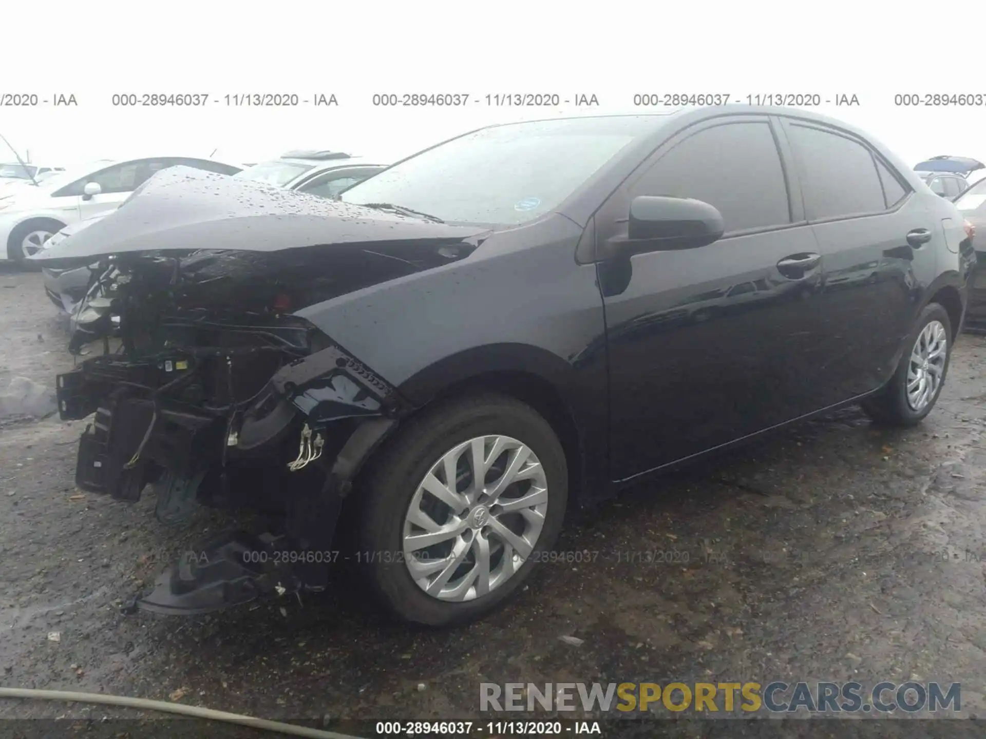 2 Photograph of a damaged car 2T1BURHE8KC185795 TOYOTA COROLLA 2019