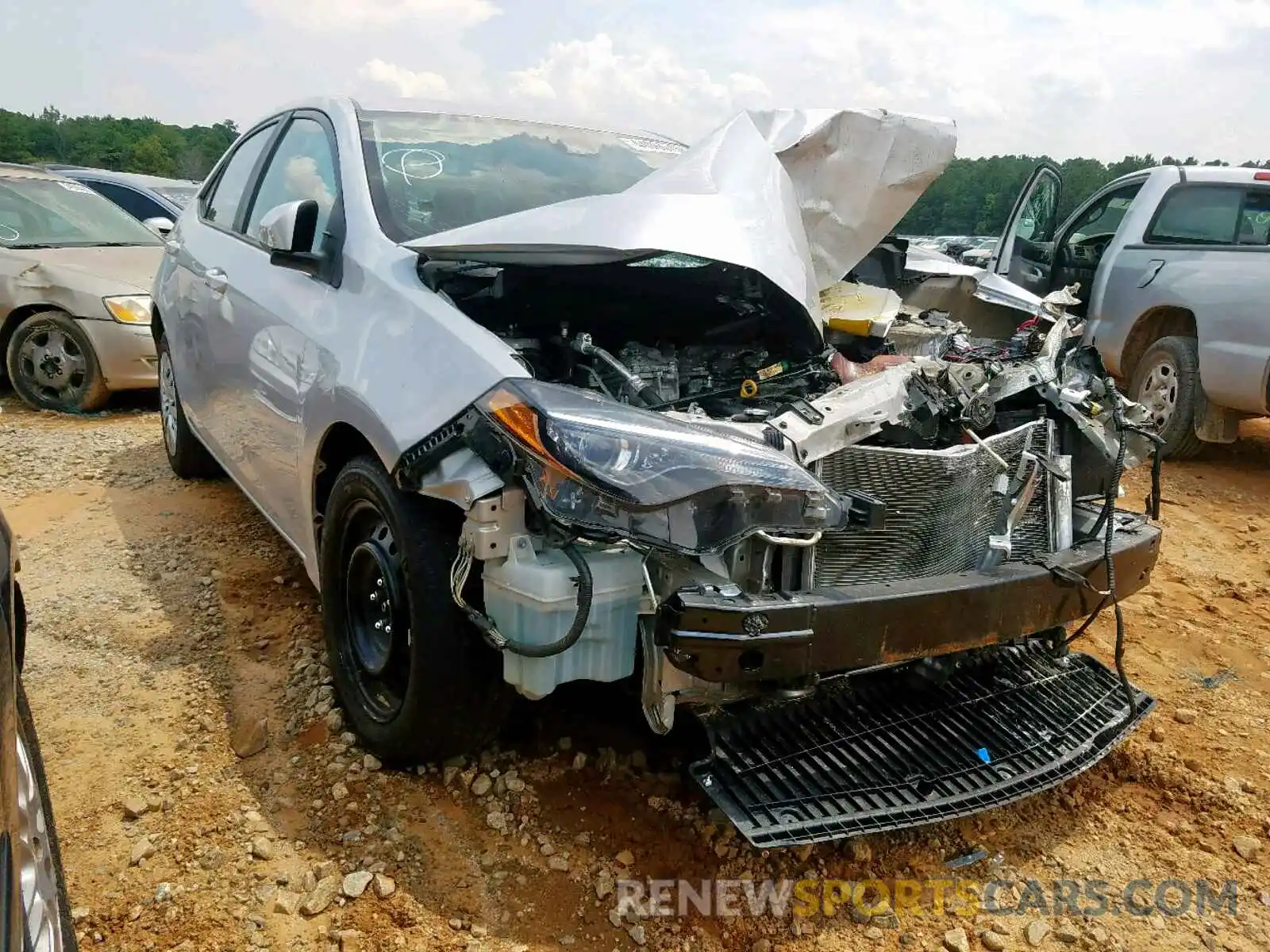 1 Photograph of a damaged car 2T1BURHE8KC185862 TOYOTA COROLLA 2019