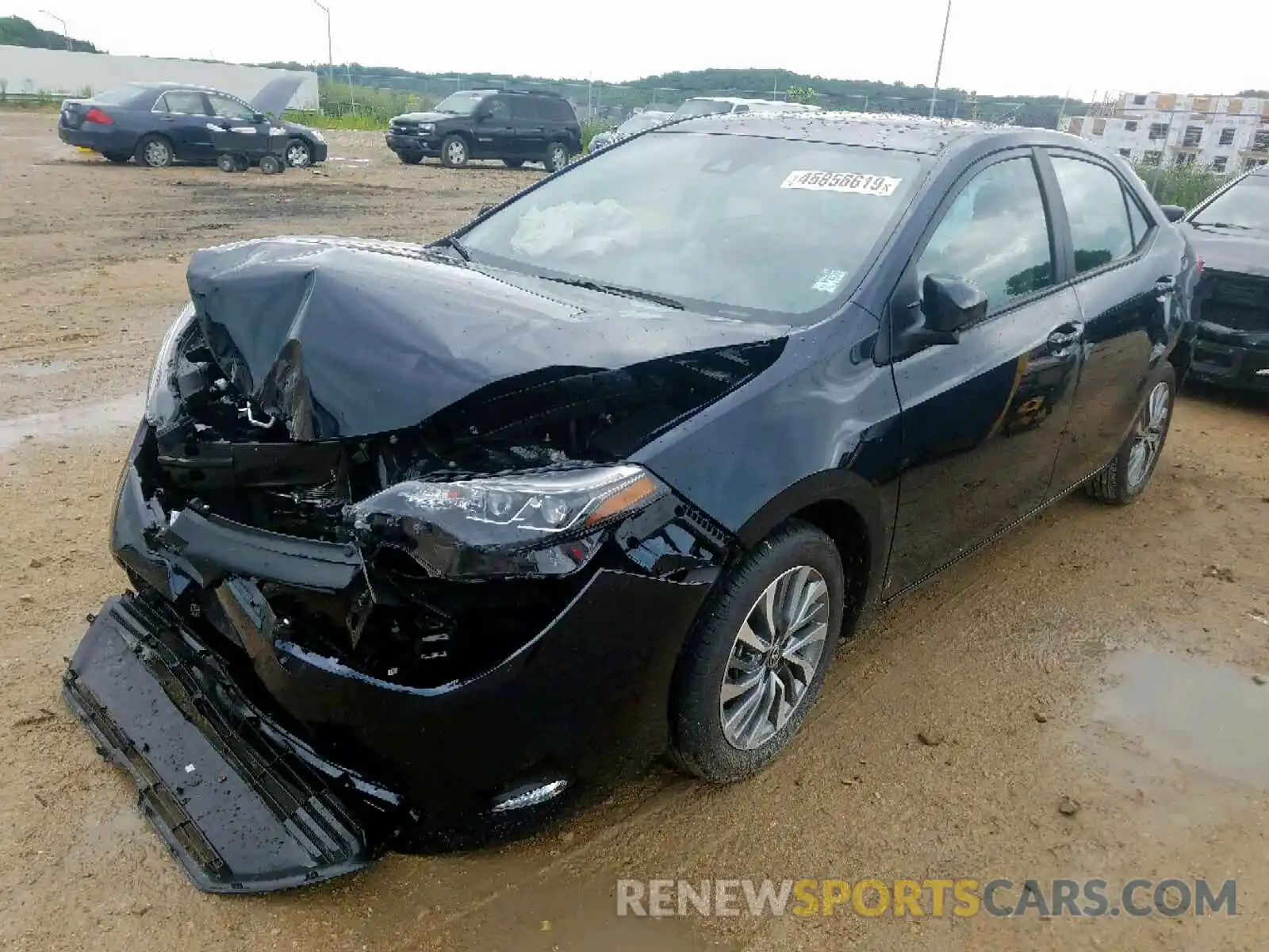 2 Photograph of a damaged car 2T1BURHE8KC186428 TOYOTA COROLLA 2019