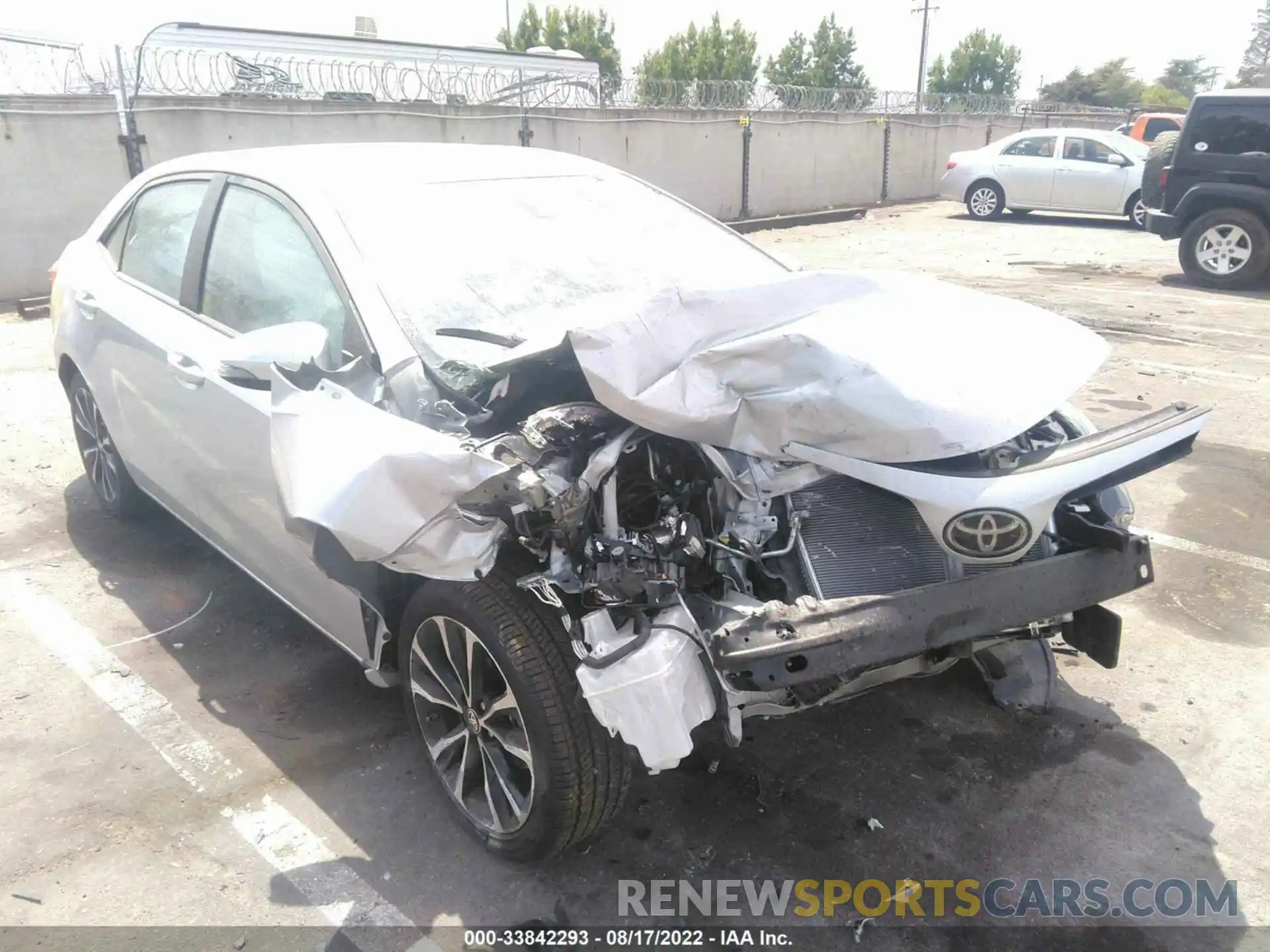 6 Photograph of a damaged car 2T1BURHE8KC187420 TOYOTA COROLLA 2019