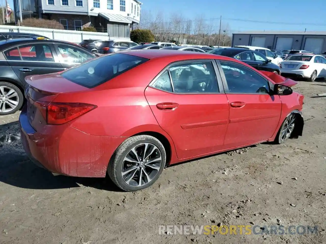 3 Photograph of a damaged car 2T1BURHE8KC187787 TOYOTA COROLLA 2019