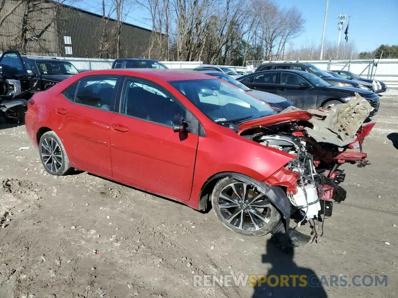 4 Фотография поврежденного автомобиля 2T1BURHE8KC187787 TOYOTA COROLLA 2019