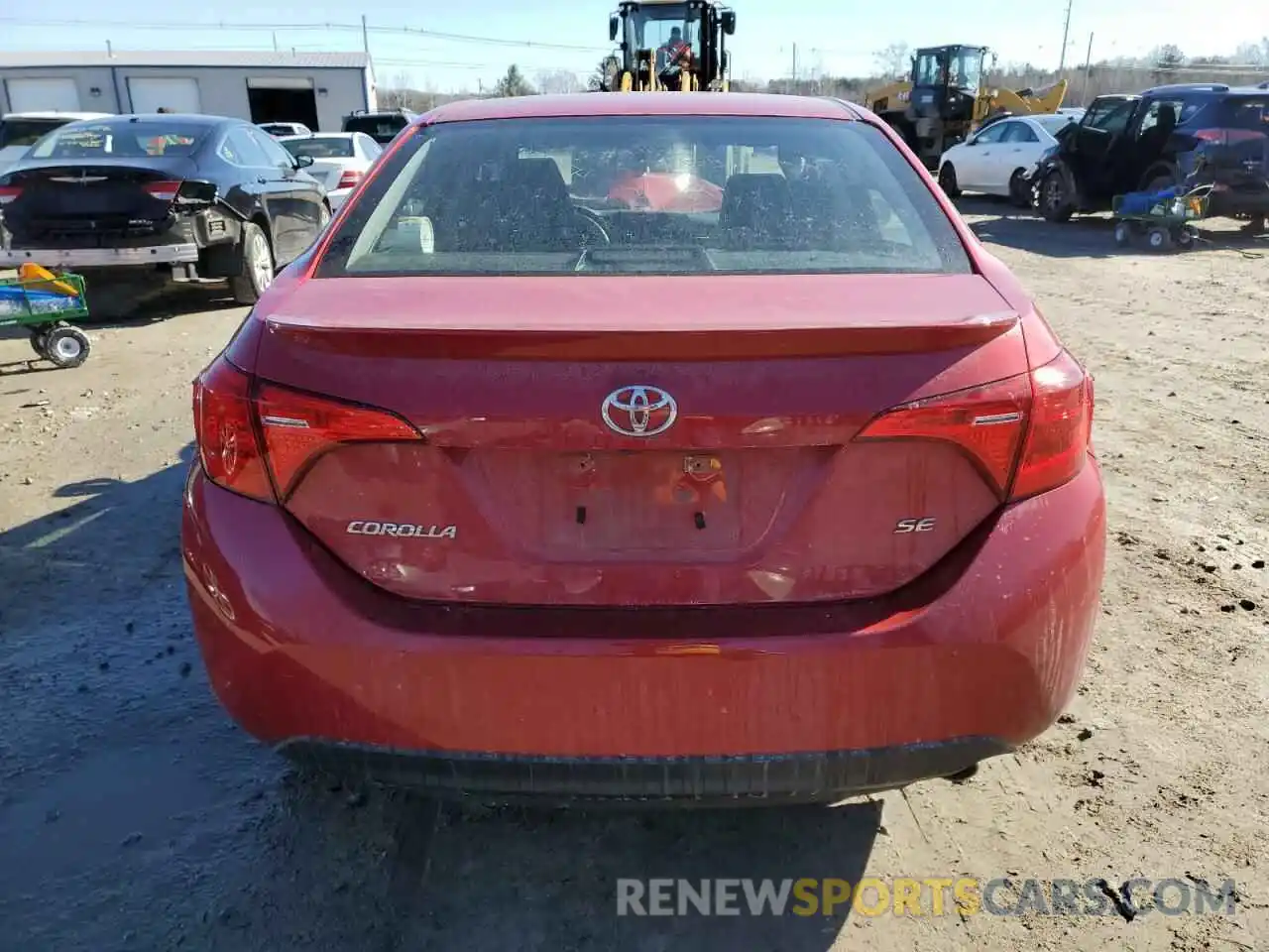 6 Photograph of a damaged car 2T1BURHE8KC187787 TOYOTA COROLLA 2019