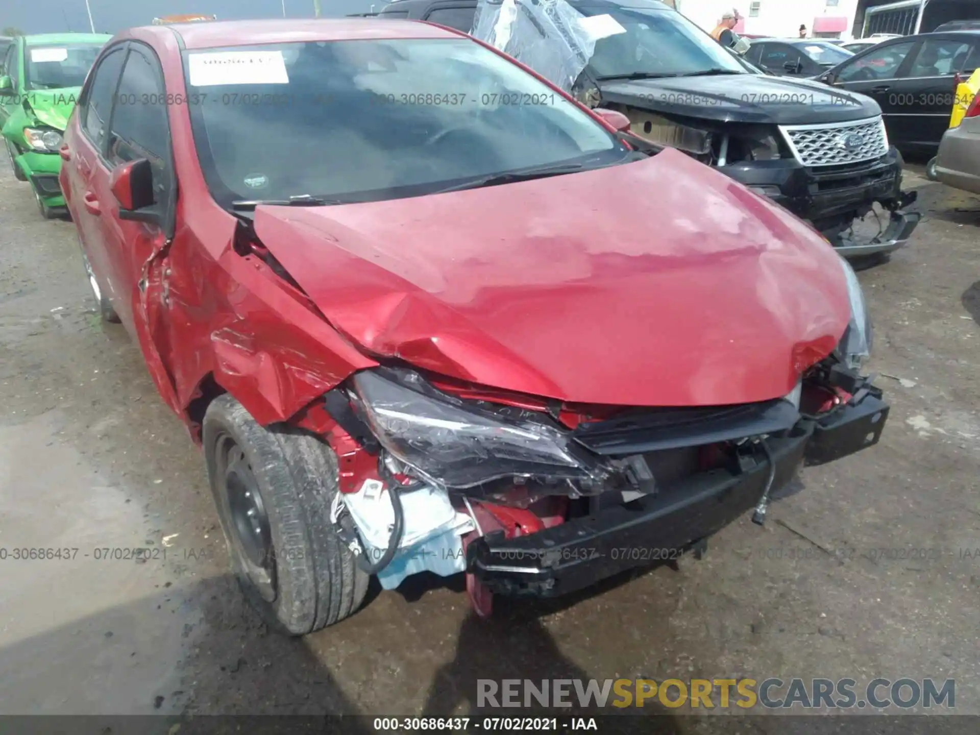 6 Photograph of a damaged car 2T1BURHE8KC188079 TOYOTA COROLLA 2019