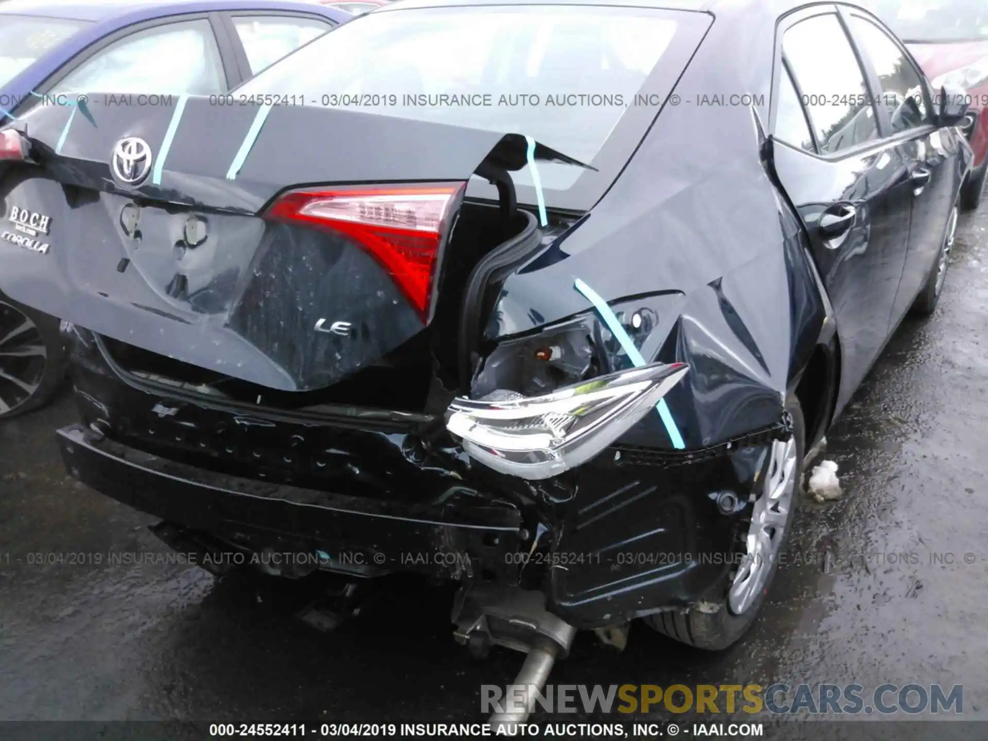 6 Photograph of a damaged car 2T1BURHE8KC188678 TOYOTA COROLLA 2019