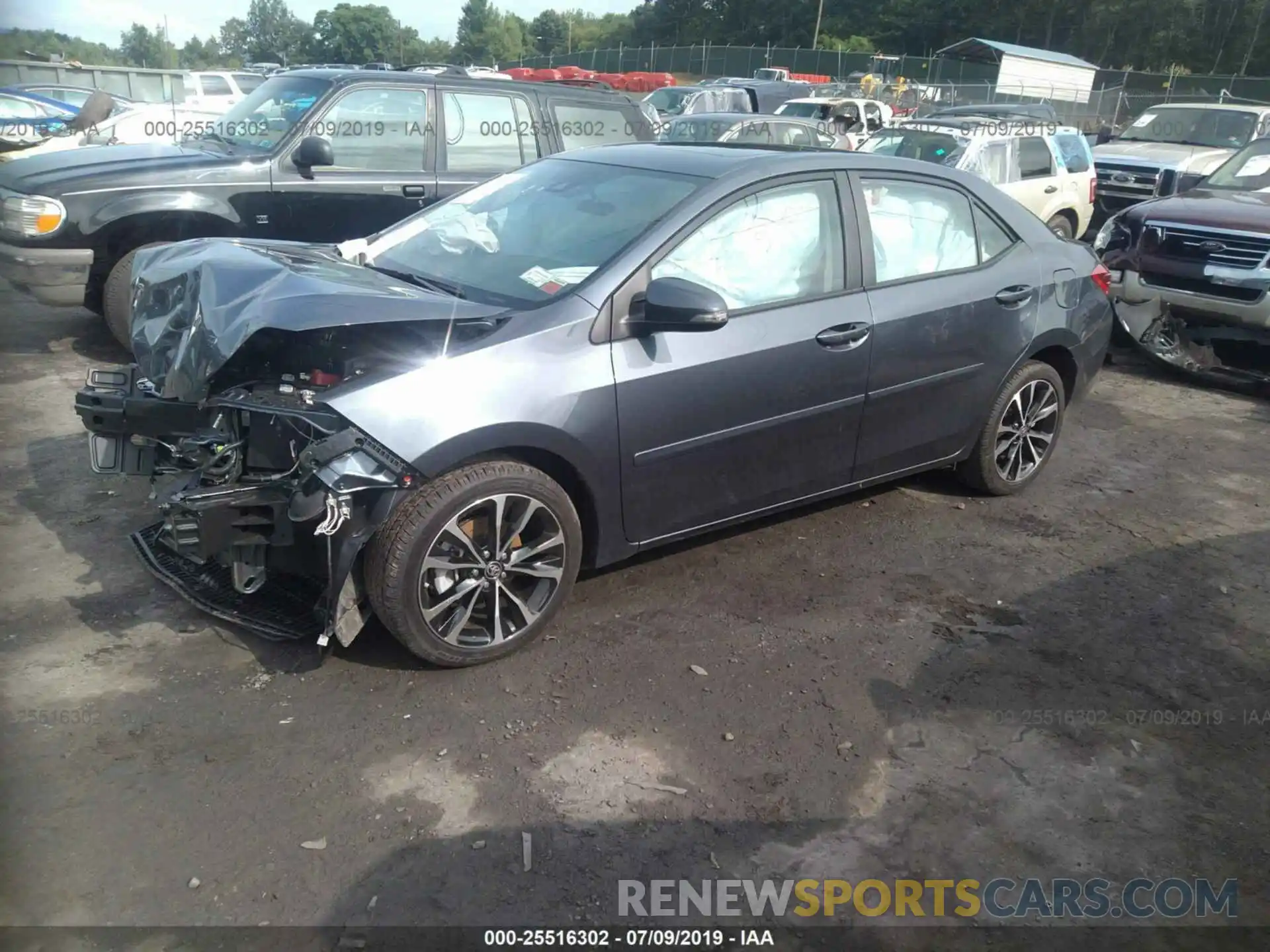 2 Photograph of a damaged car 2T1BURHE8KC188793 TOYOTA COROLLA 2019