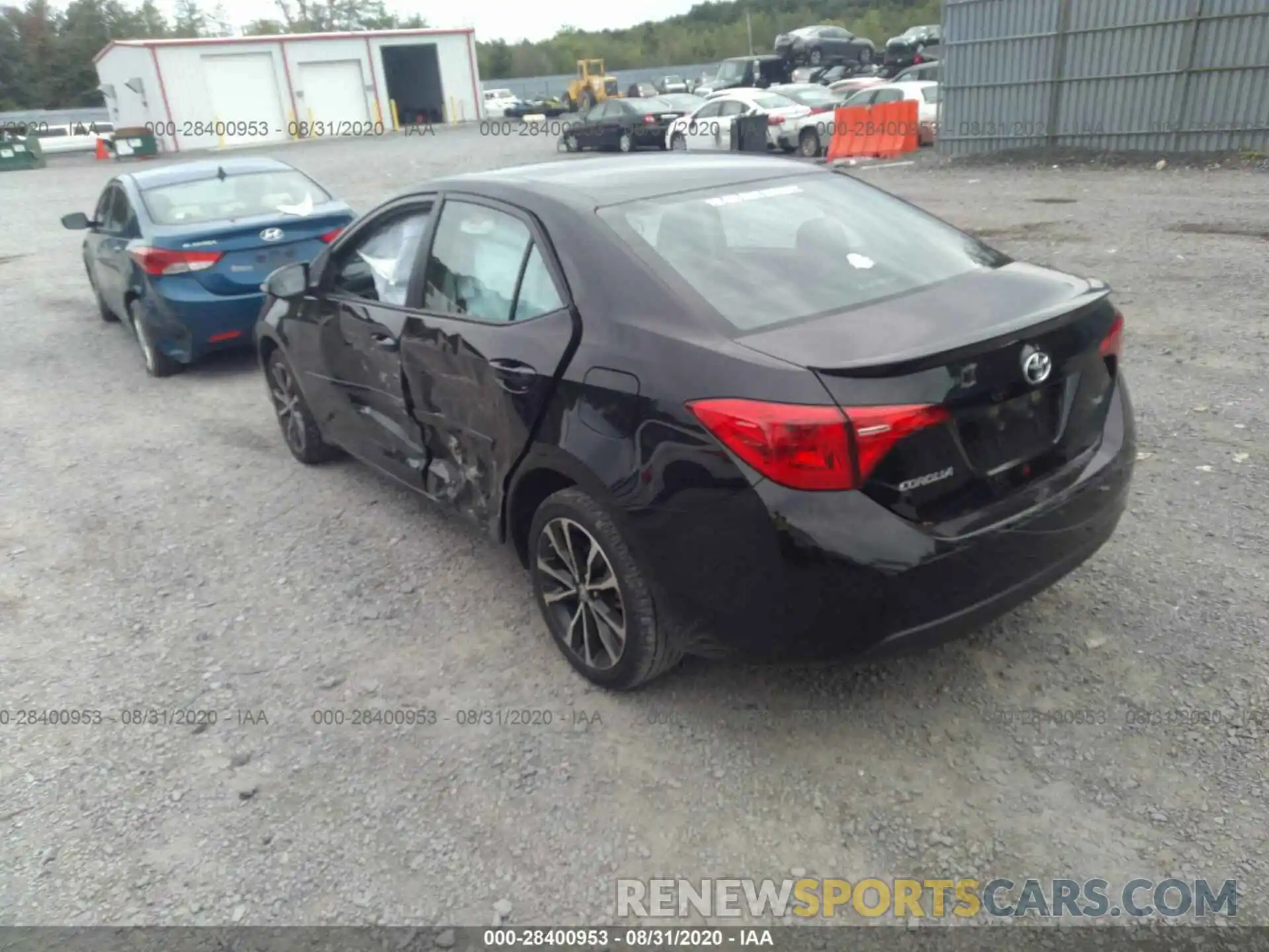 3 Photograph of a damaged car 2T1BURHE8KC189572 TOYOTA COROLLA 2019