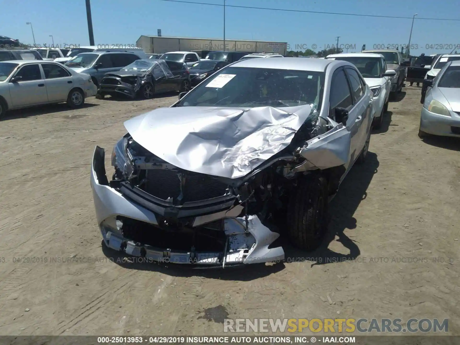 6 Photograph of a damaged car 2T1BURHE8KC189670 TOYOTA COROLLA 2019