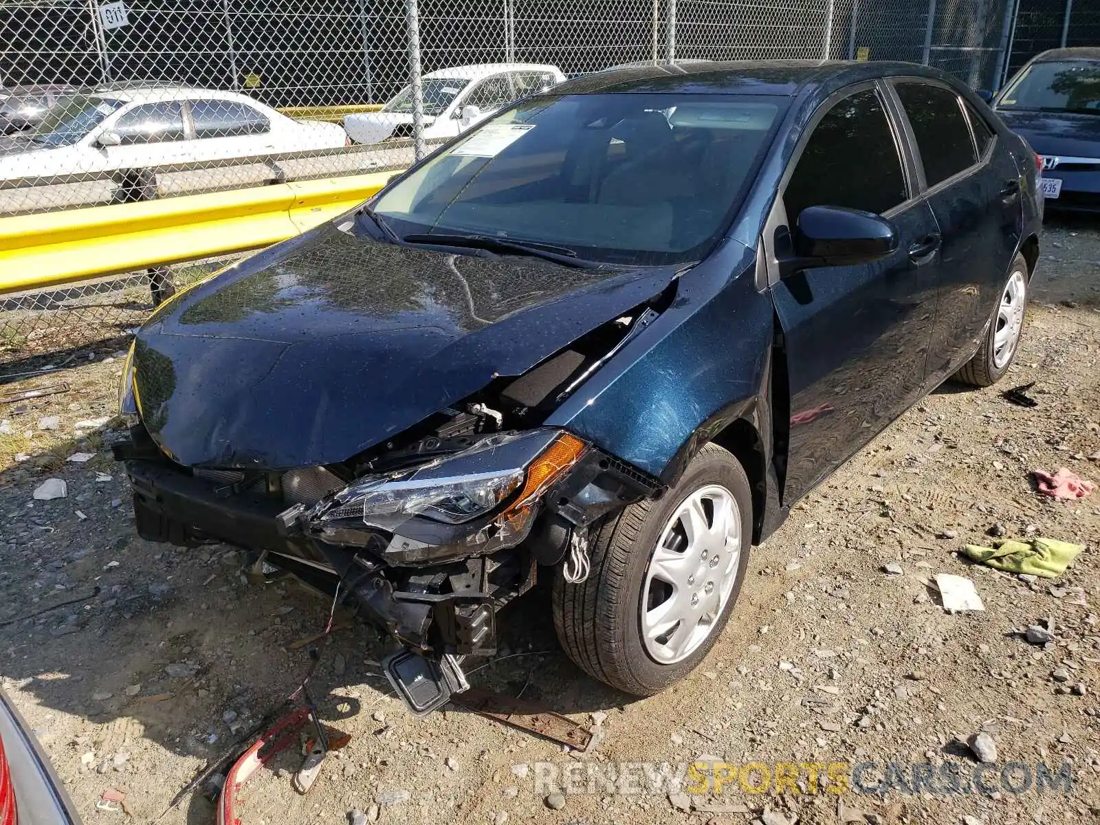 2 Photograph of a damaged car 2T1BURHE8KC190141 TOYOTA COROLLA 2019