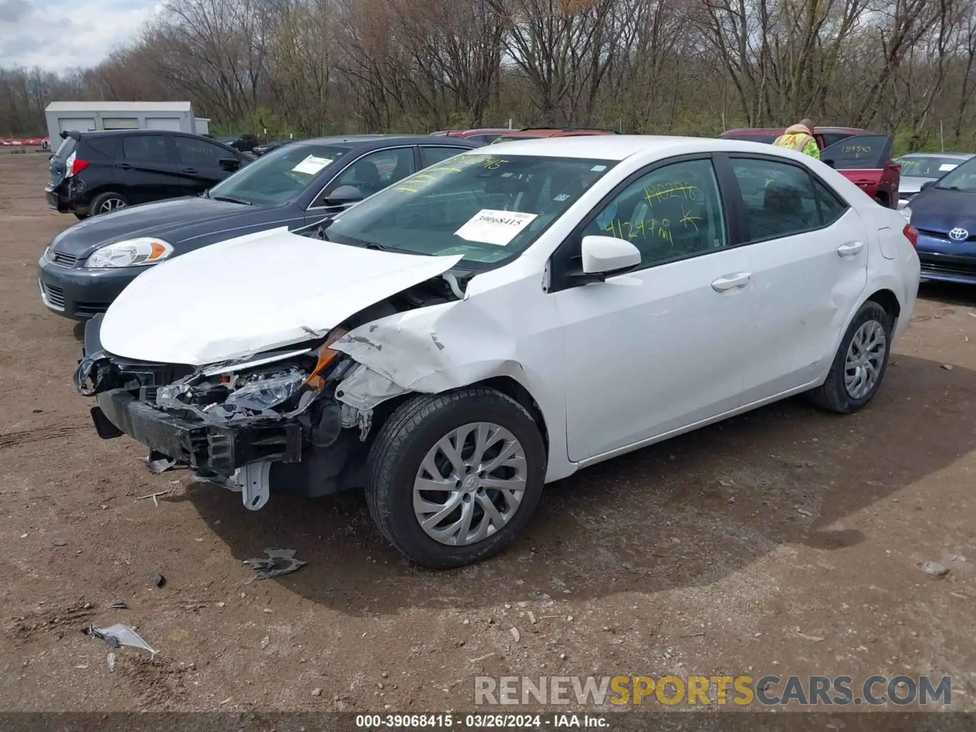 2 Photograph of a damaged car 2T1BURHE8KC190298 TOYOTA COROLLA 2019