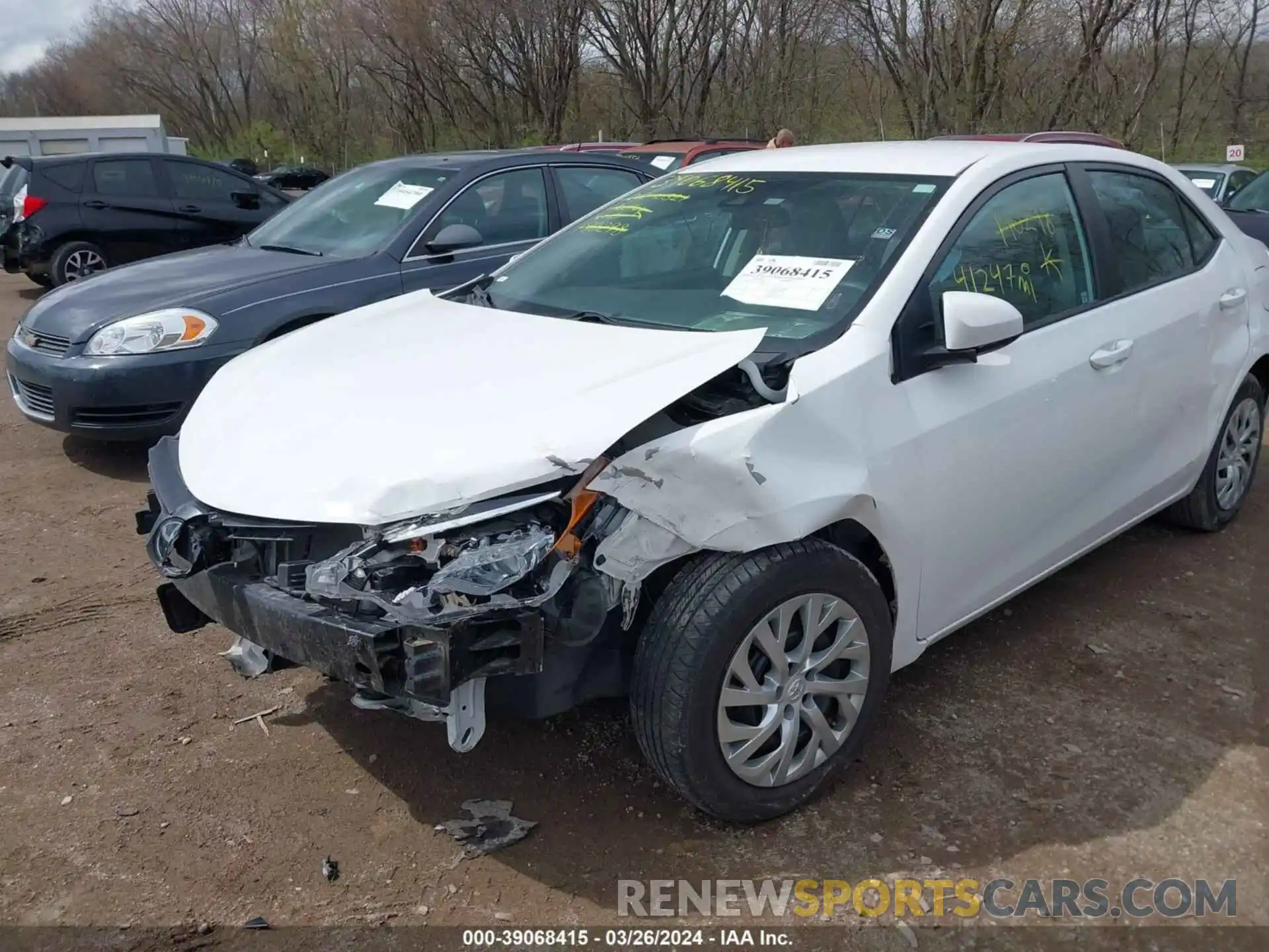 6 Photograph of a damaged car 2T1BURHE8KC190298 TOYOTA COROLLA 2019