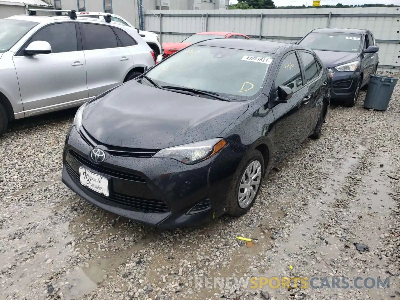 2 Photograph of a damaged car 2T1BURHE8KC190494 TOYOTA COROLLA 2019