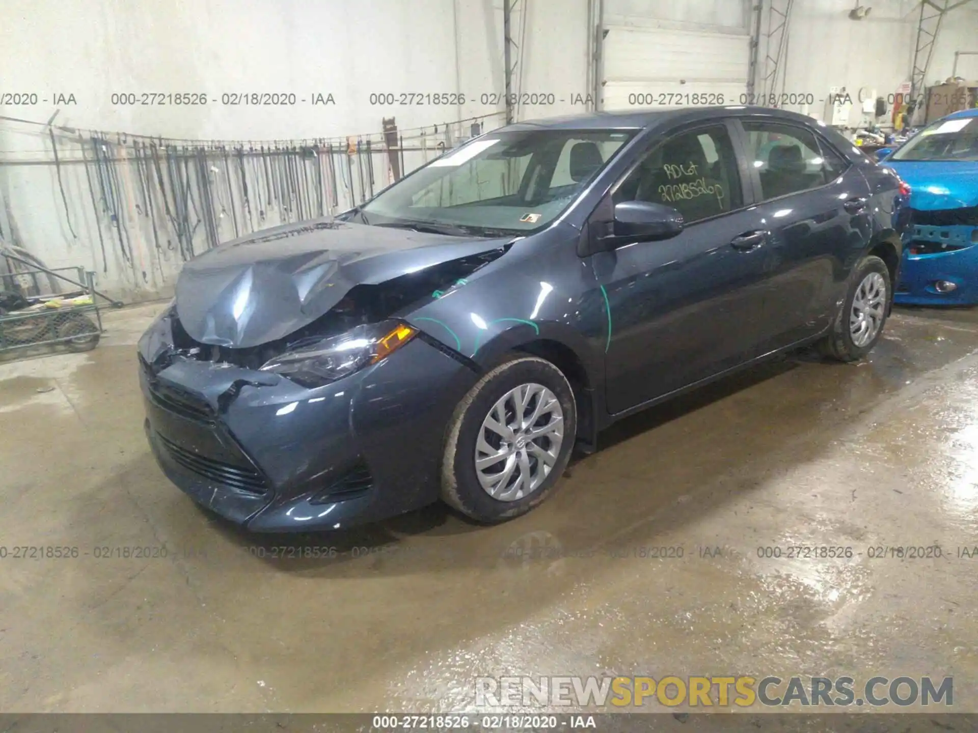 2 Photograph of a damaged car 2T1BURHE8KC190785 TOYOTA COROLLA 2019