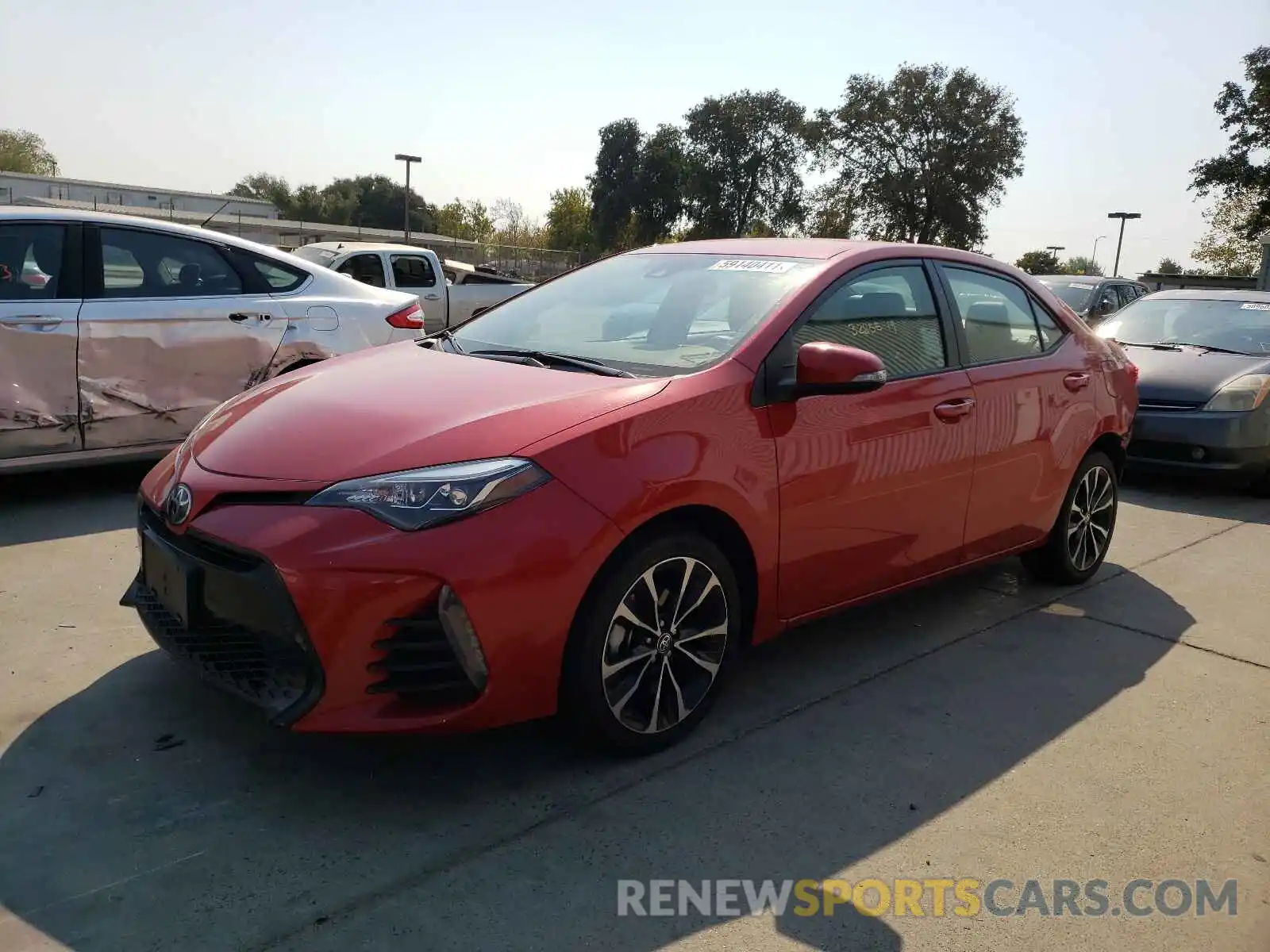 2 Photograph of a damaged car 2T1BURHE8KC190897 TOYOTA COROLLA 2019