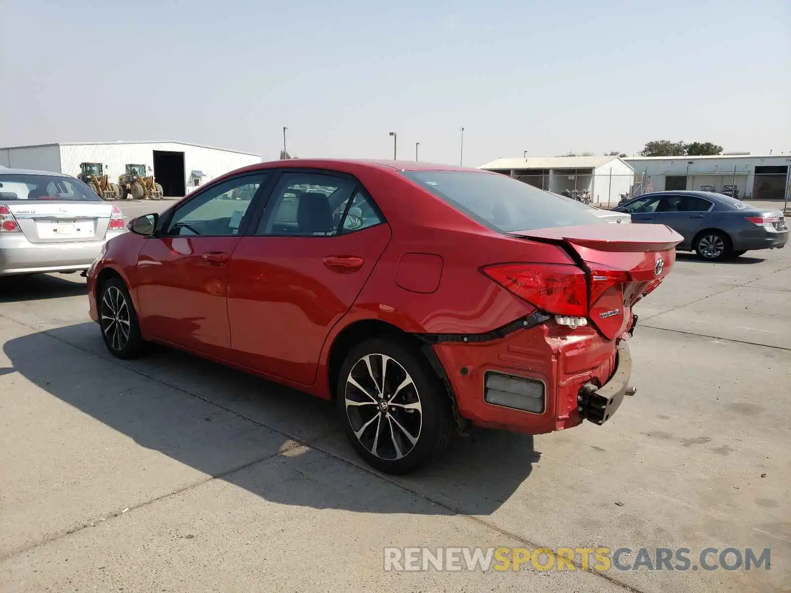 3 Photograph of a damaged car 2T1BURHE8KC190897 TOYOTA COROLLA 2019