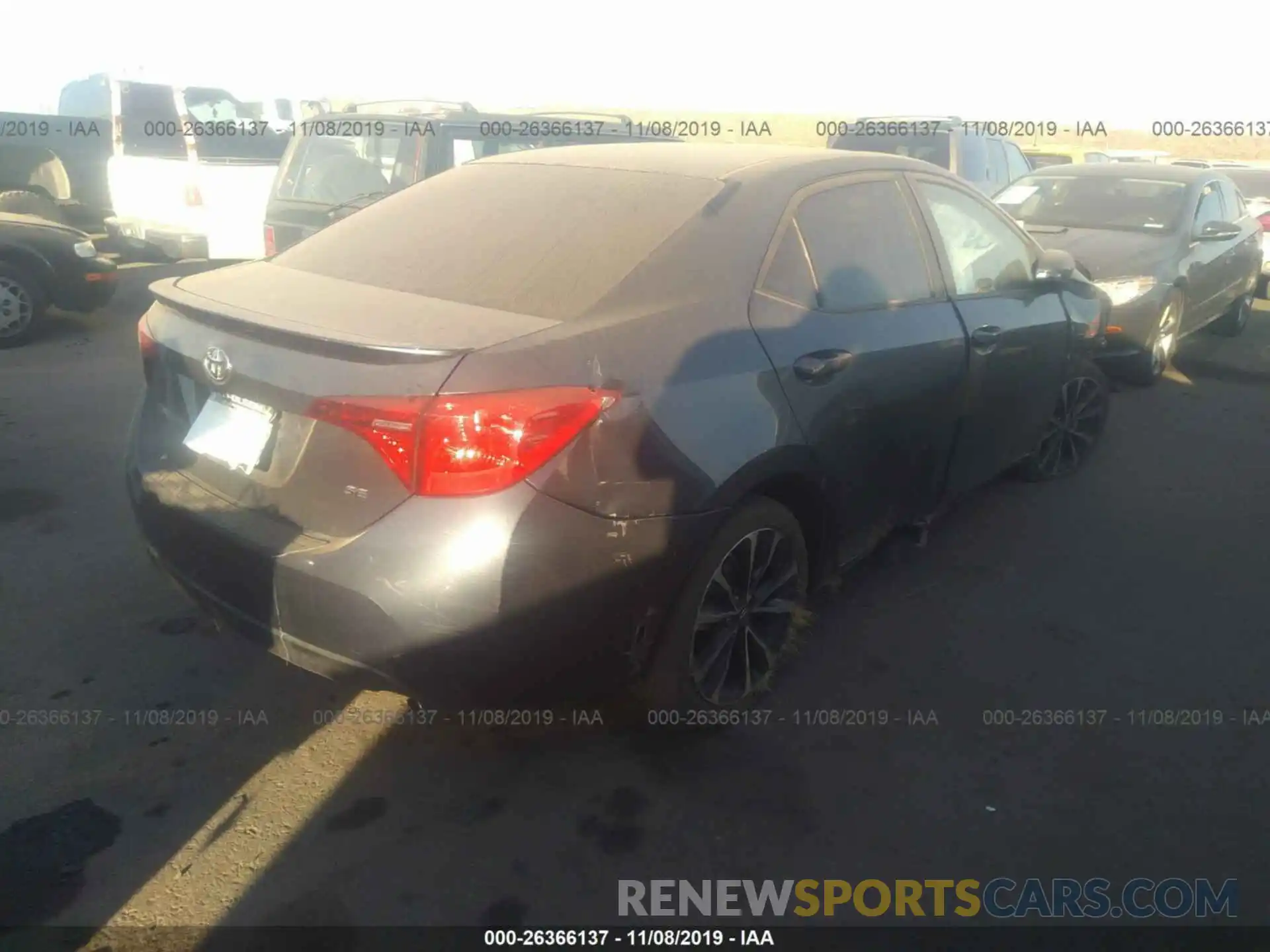 4 Photograph of a damaged car 2T1BURHE8KC191256 TOYOTA COROLLA 2019