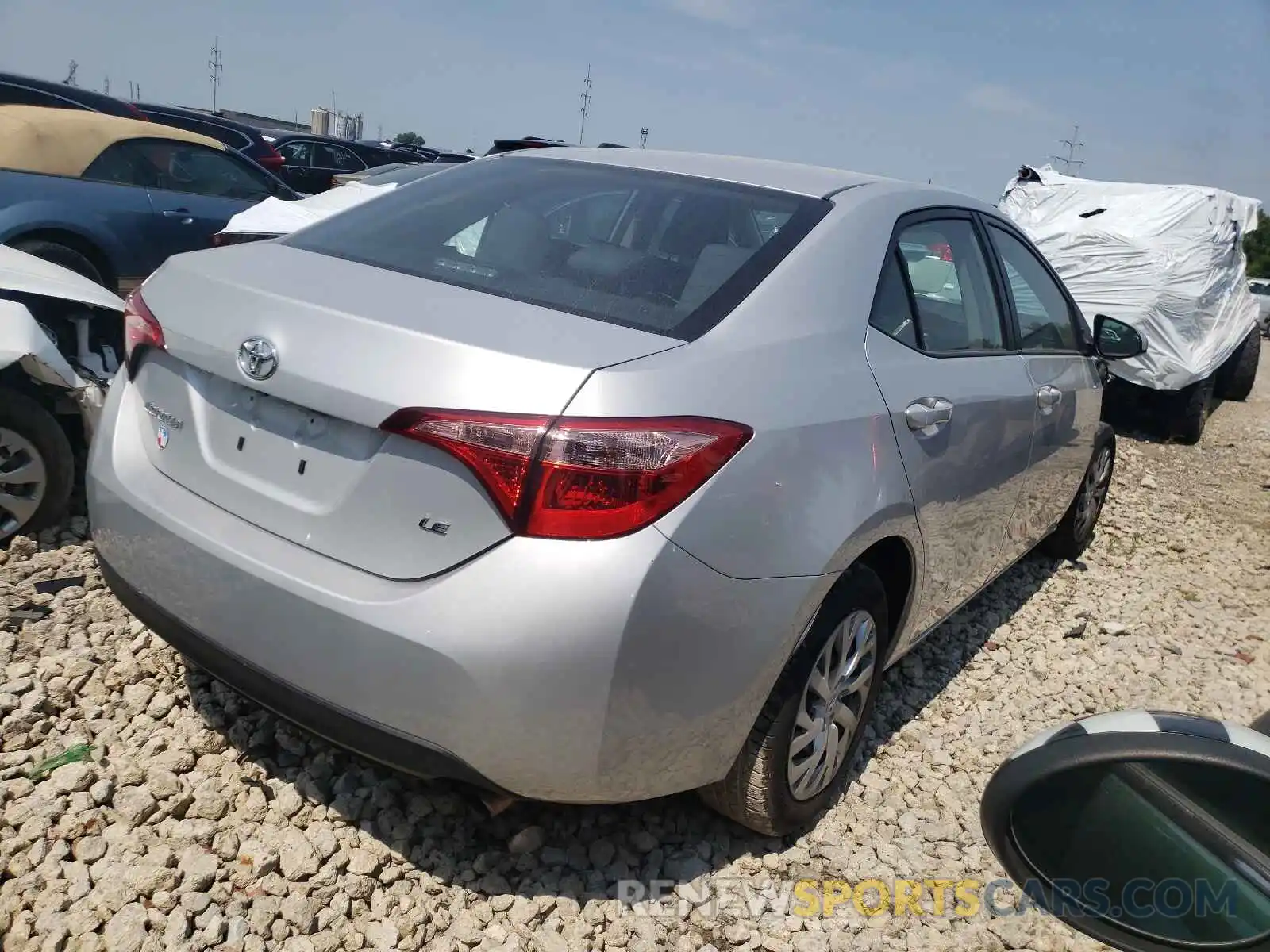 4 Photograph of a damaged car 2T1BURHE8KC191757 TOYOTA COROLLA 2019