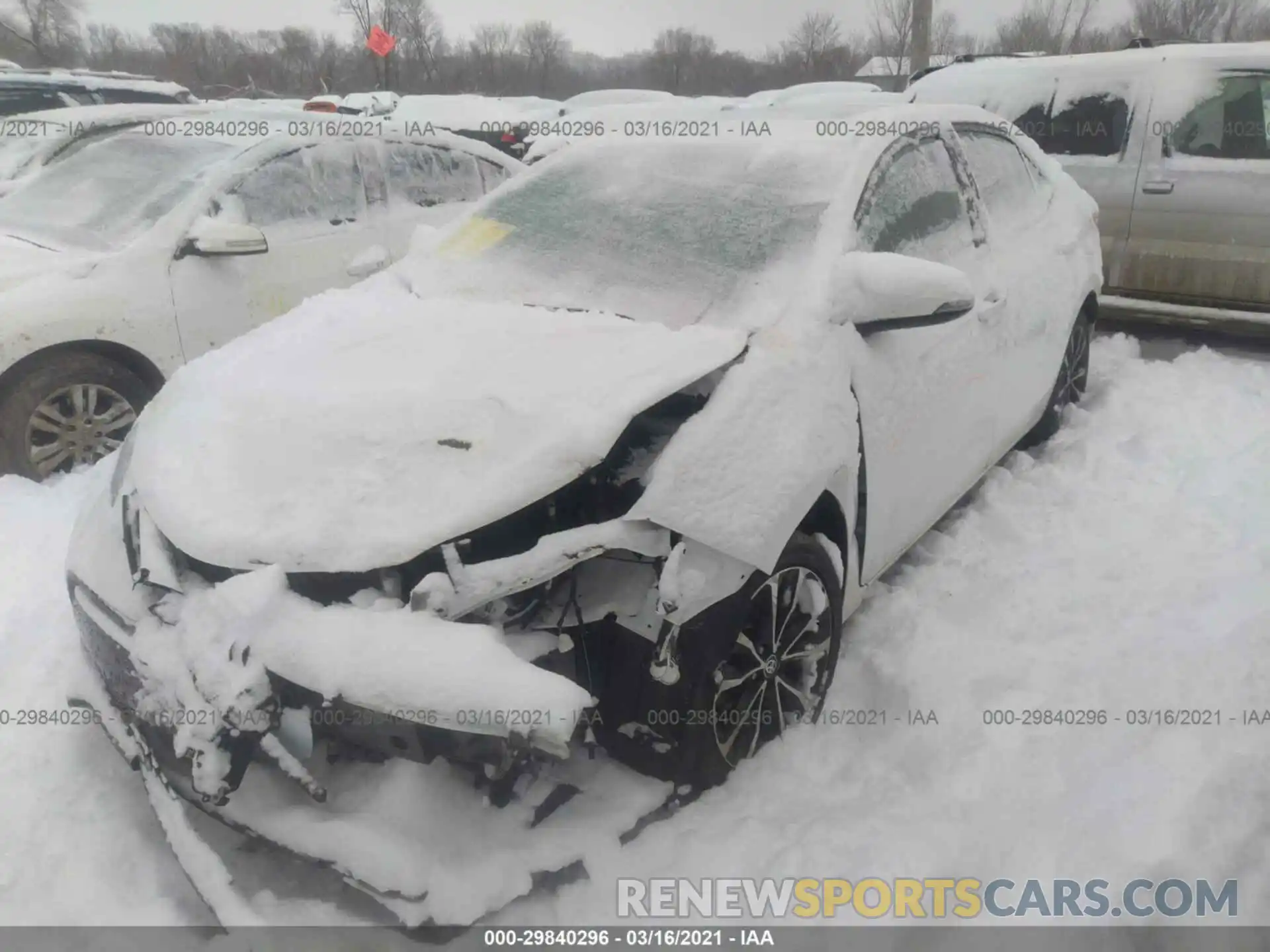 2 Photograph of a damaged car 2T1BURHE8KC192035 TOYOTA COROLLA 2019