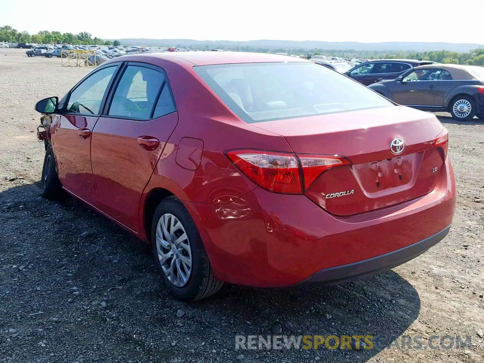 3 Photograph of a damaged car 2T1BURHE8KC192293 TOYOTA COROLLA 2019