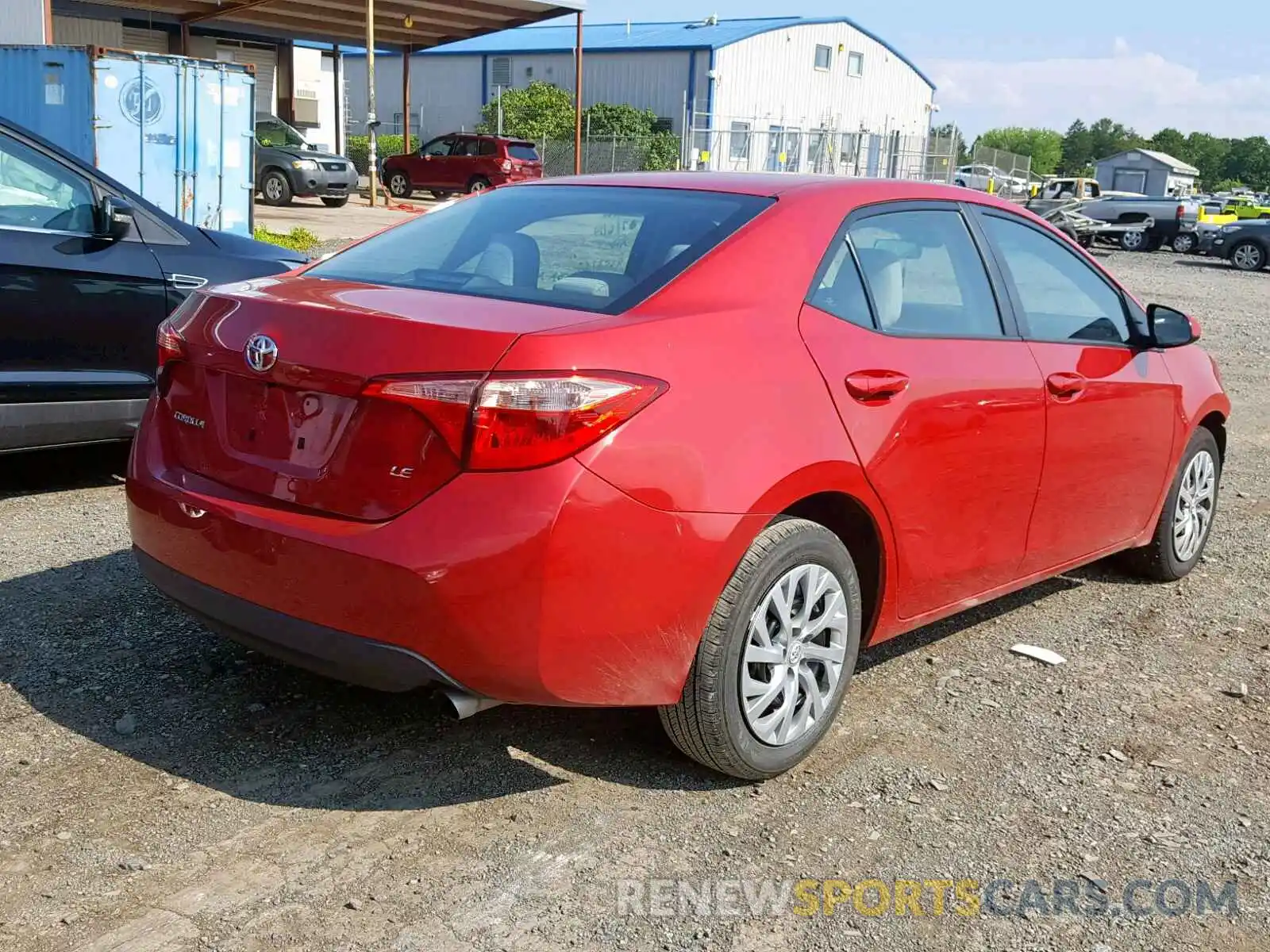 4 Photograph of a damaged car 2T1BURHE8KC192293 TOYOTA COROLLA 2019