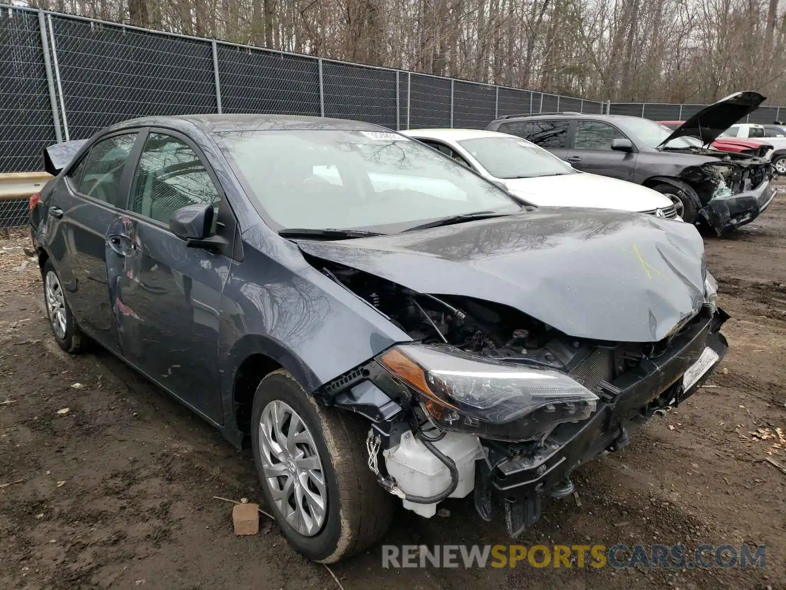 1 Photograph of a damaged car 2T1BURHE8KC192939 TOYOTA COROLLA 2019