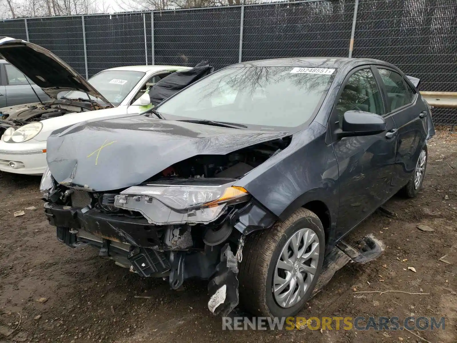 2 Photograph of a damaged car 2T1BURHE8KC192939 TOYOTA COROLLA 2019