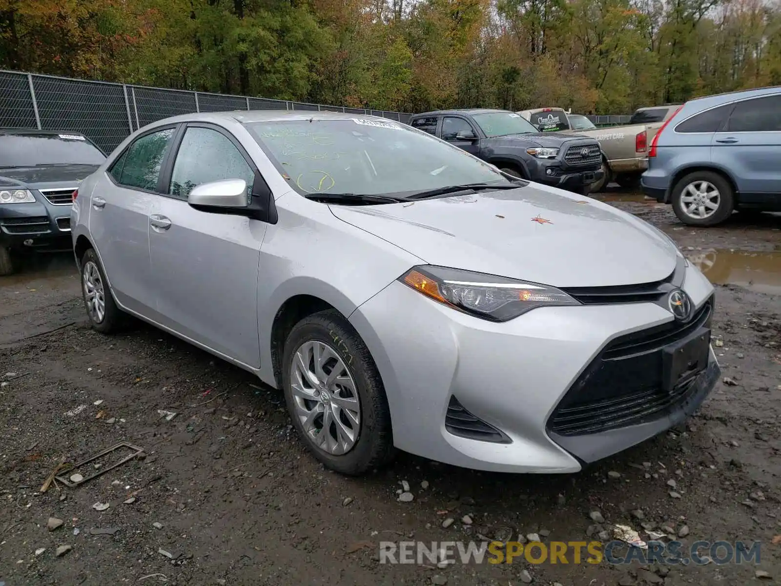 1 Photograph of a damaged car 2T1BURHE8KC193041 TOYOTA COROLLA 2019