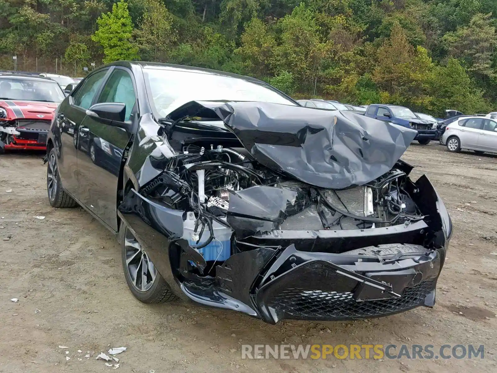 1 Photograph of a damaged car 2T1BURHE8KC194450 TOYOTA COROLLA 2019