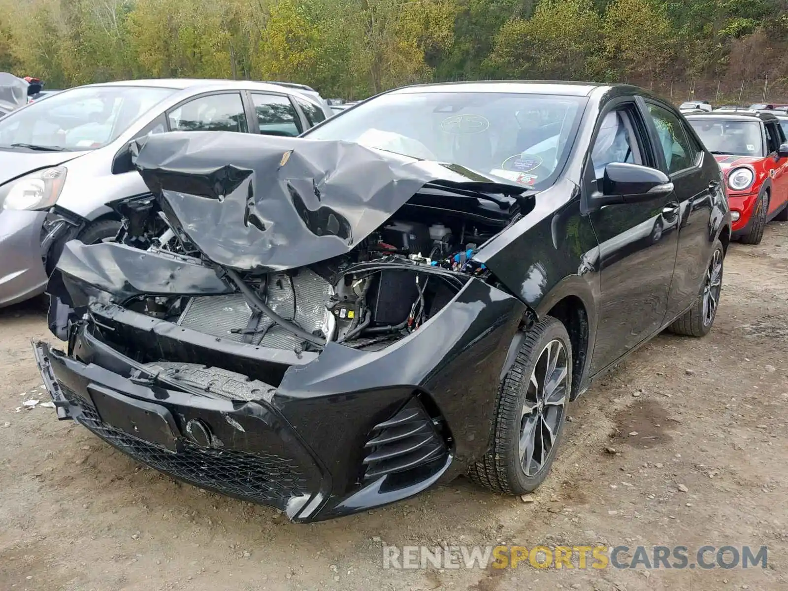2 Photograph of a damaged car 2T1BURHE8KC194450 TOYOTA COROLLA 2019