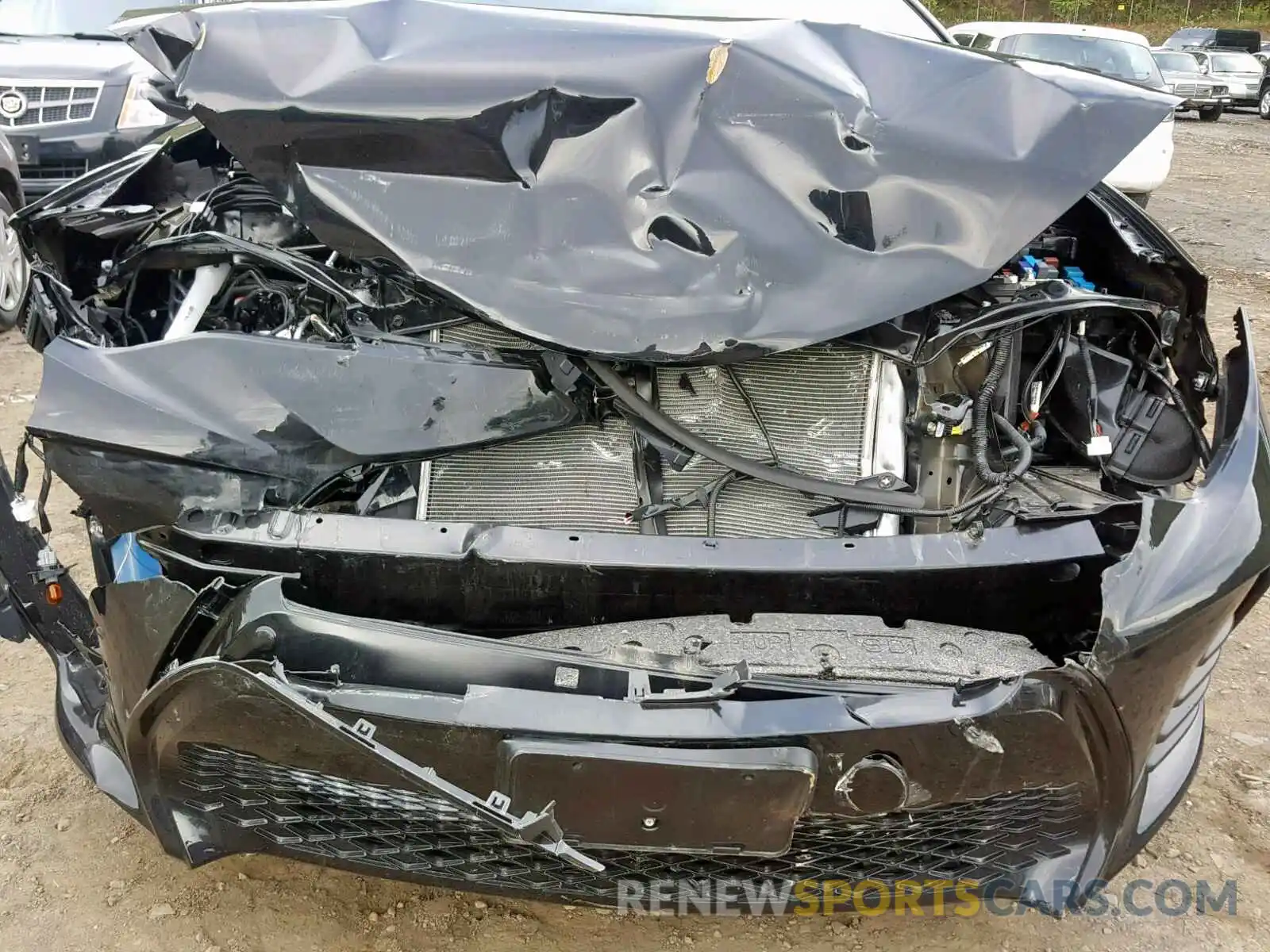 7 Photograph of a damaged car 2T1BURHE8KC194450 TOYOTA COROLLA 2019