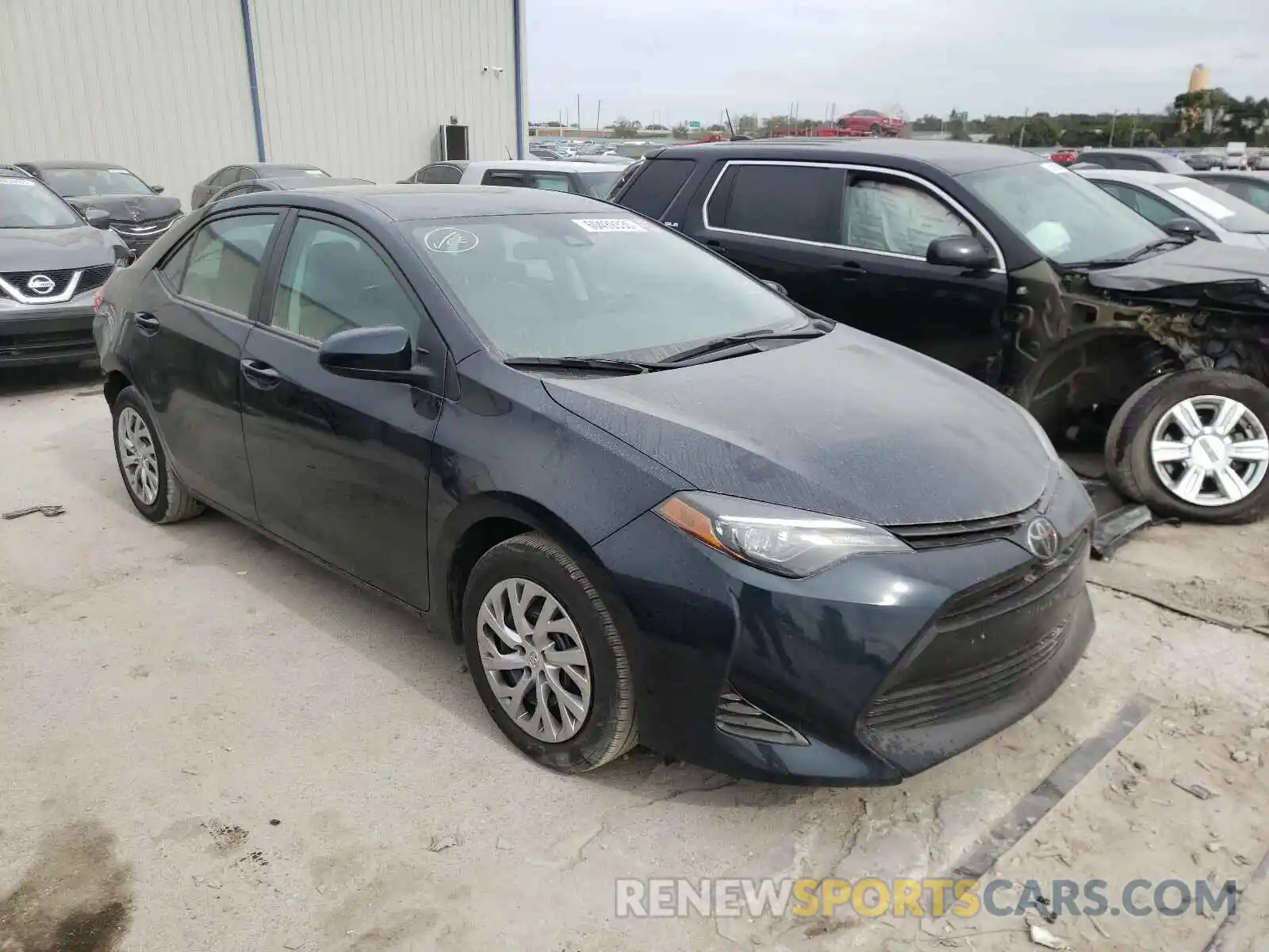 1 Photograph of a damaged car 2T1BURHE8KC194724 TOYOTA COROLLA 2019