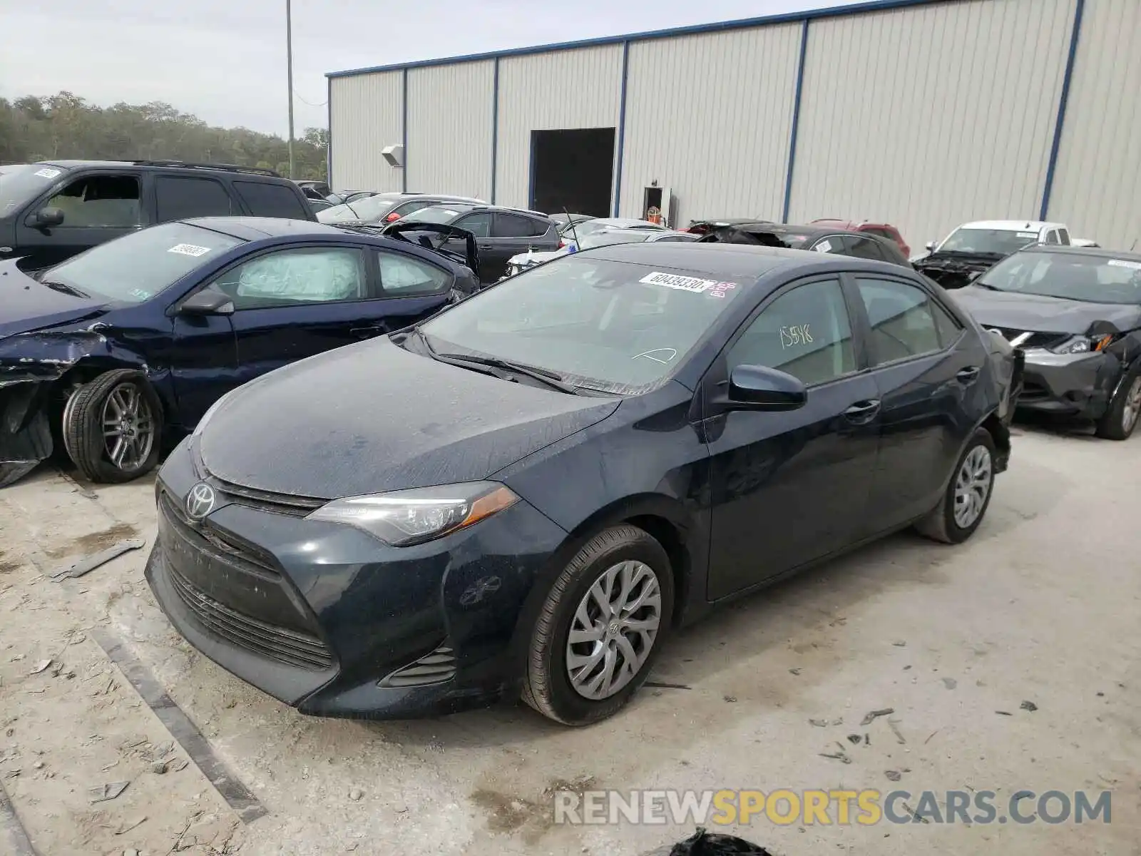 2 Photograph of a damaged car 2T1BURHE8KC194724 TOYOTA COROLLA 2019