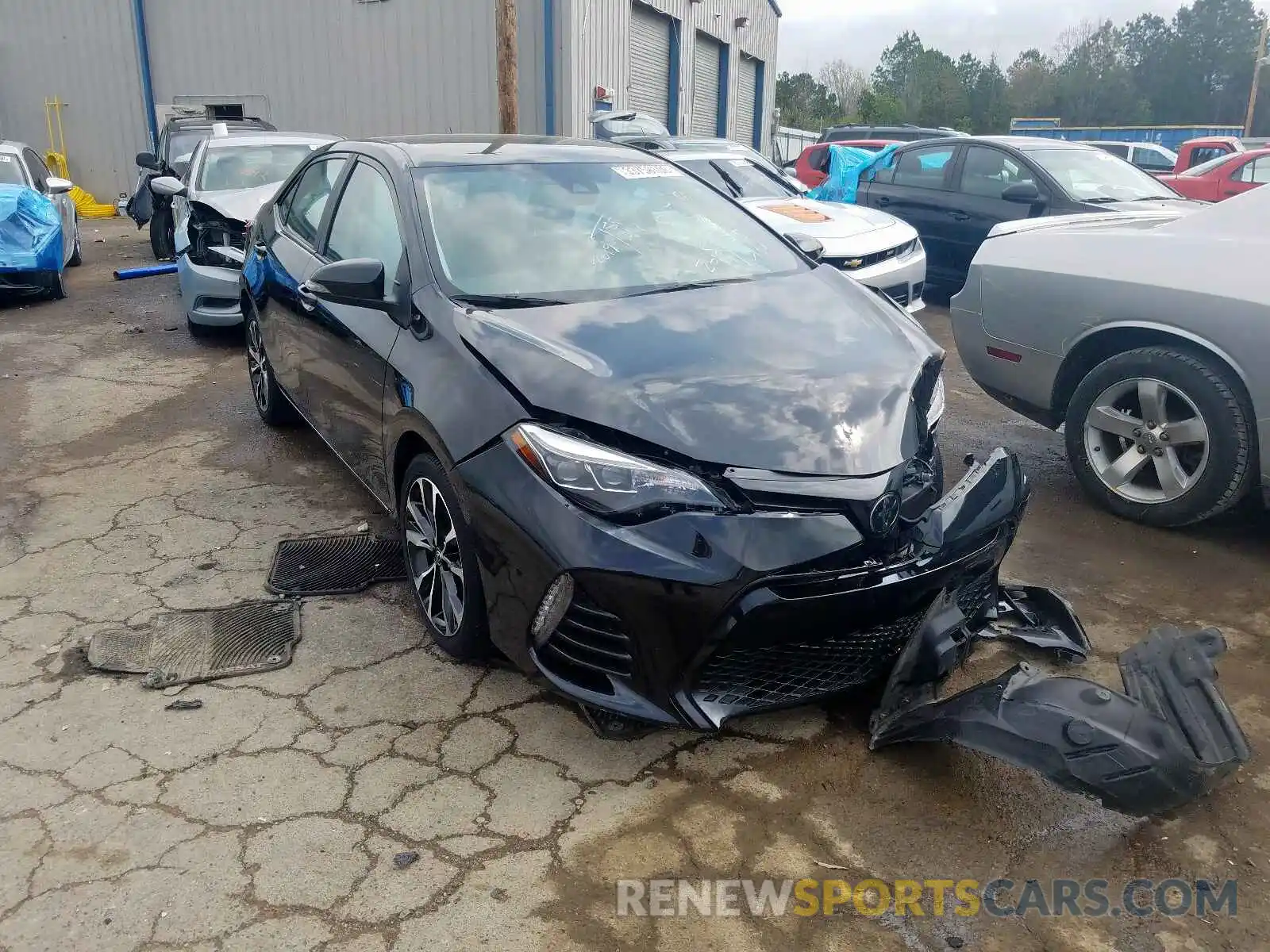 1 Photograph of a damaged car 2T1BURHE8KC194738 TOYOTA COROLLA 2019