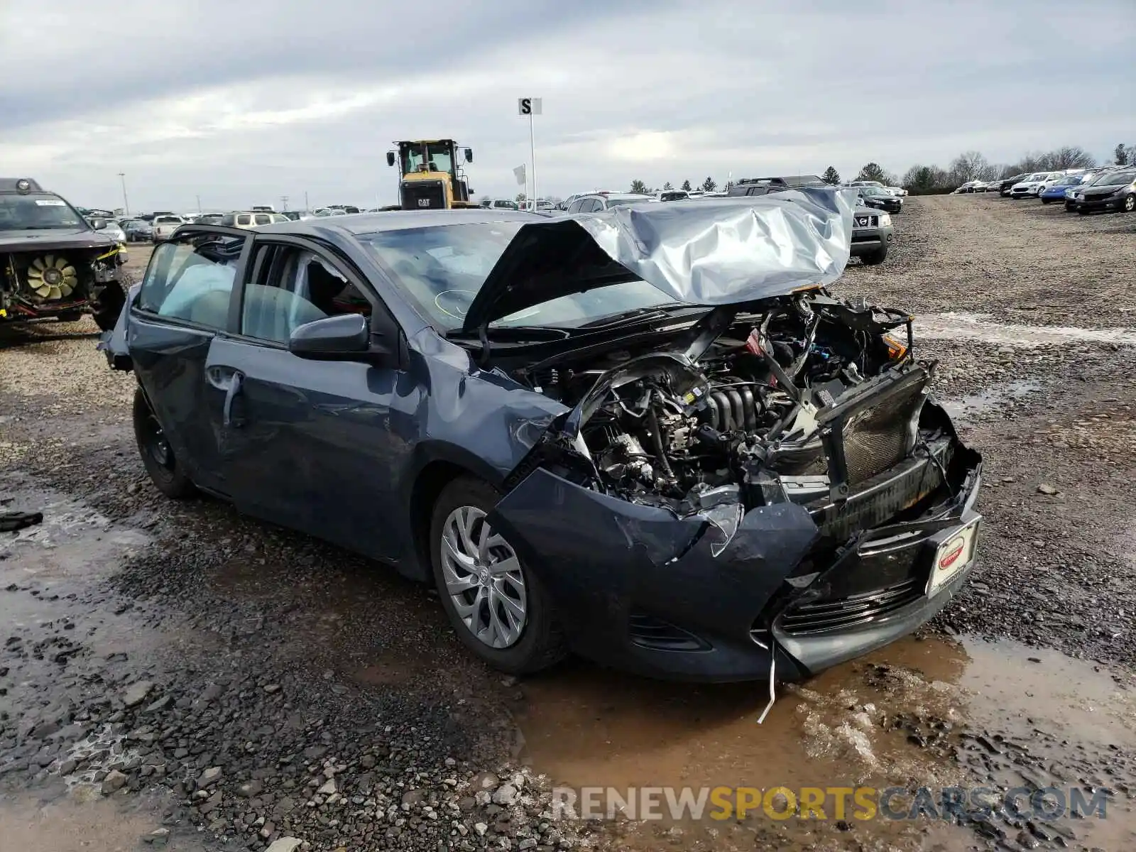 1 Photograph of a damaged car 2T1BURHE8KC195064 TOYOTA COROLLA 2019