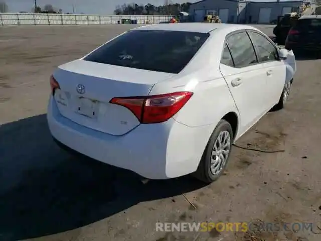 4 Photograph of a damaged car 2T1BURHE8KC196697 TOYOTA COROLLA 2019