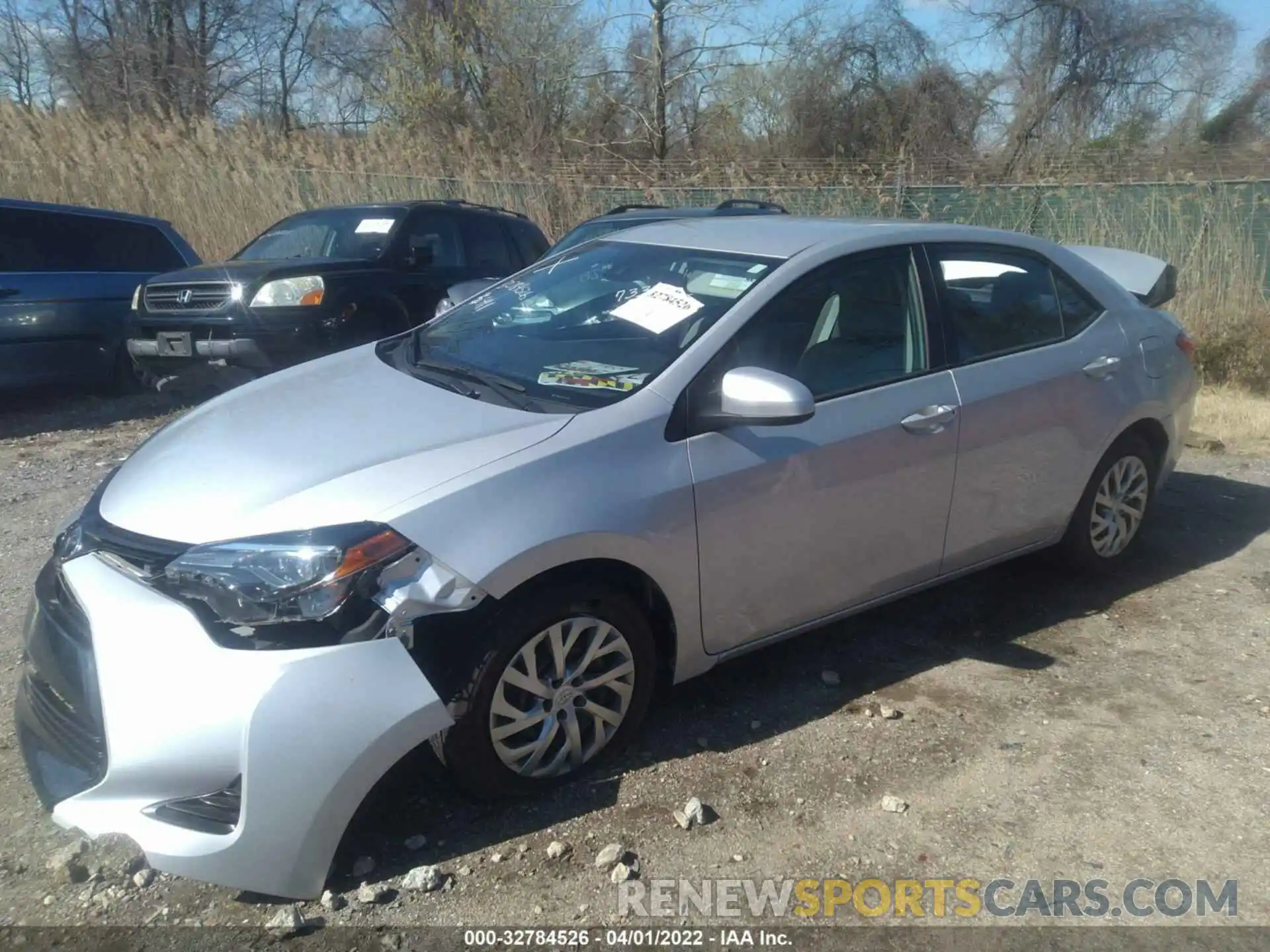 2 Photograph of a damaged car 2T1BURHE8KC197333 TOYOTA COROLLA 2019