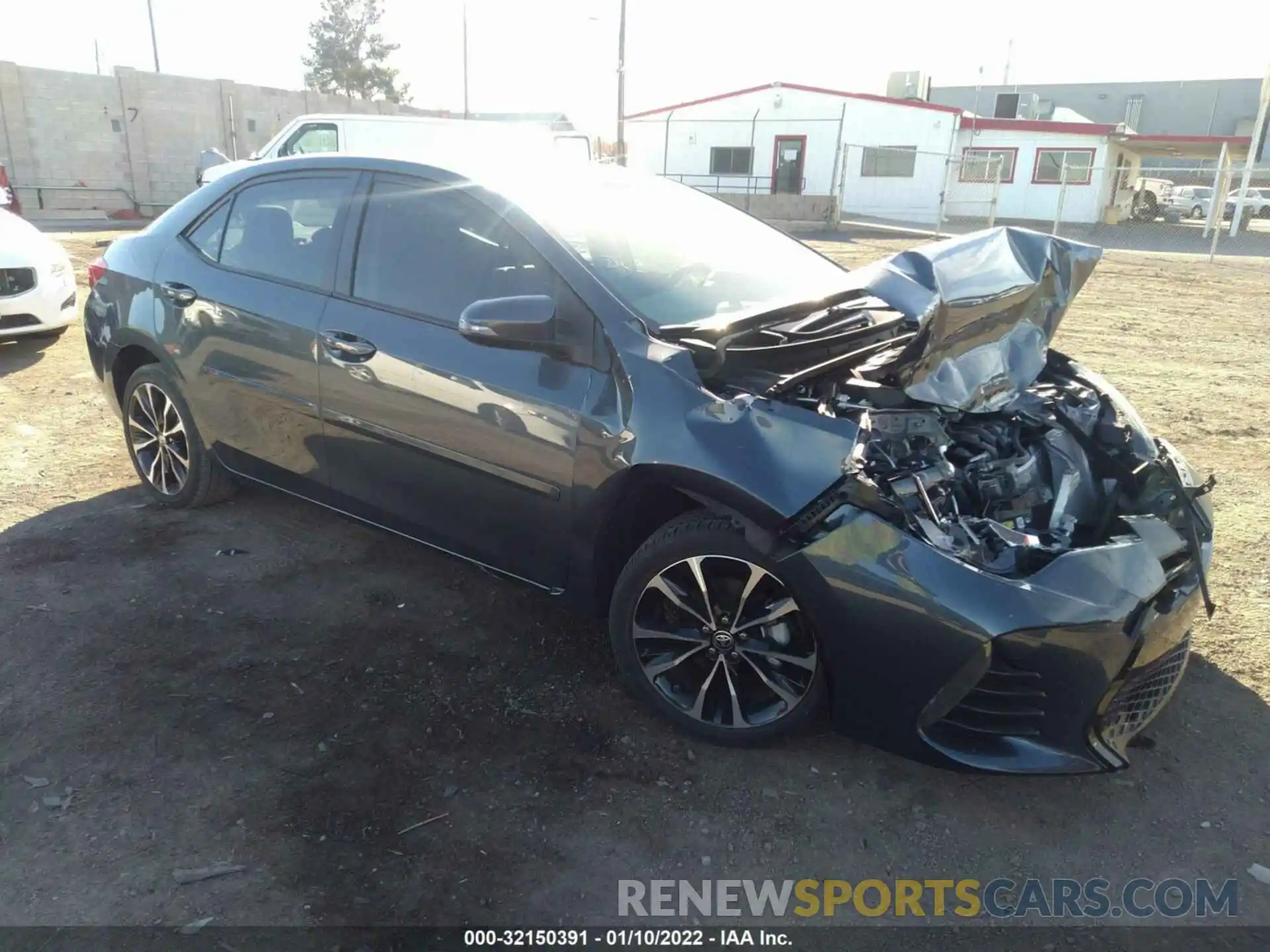 1 Photograph of a damaged car 2T1BURHE8KC198336 TOYOTA COROLLA 2019