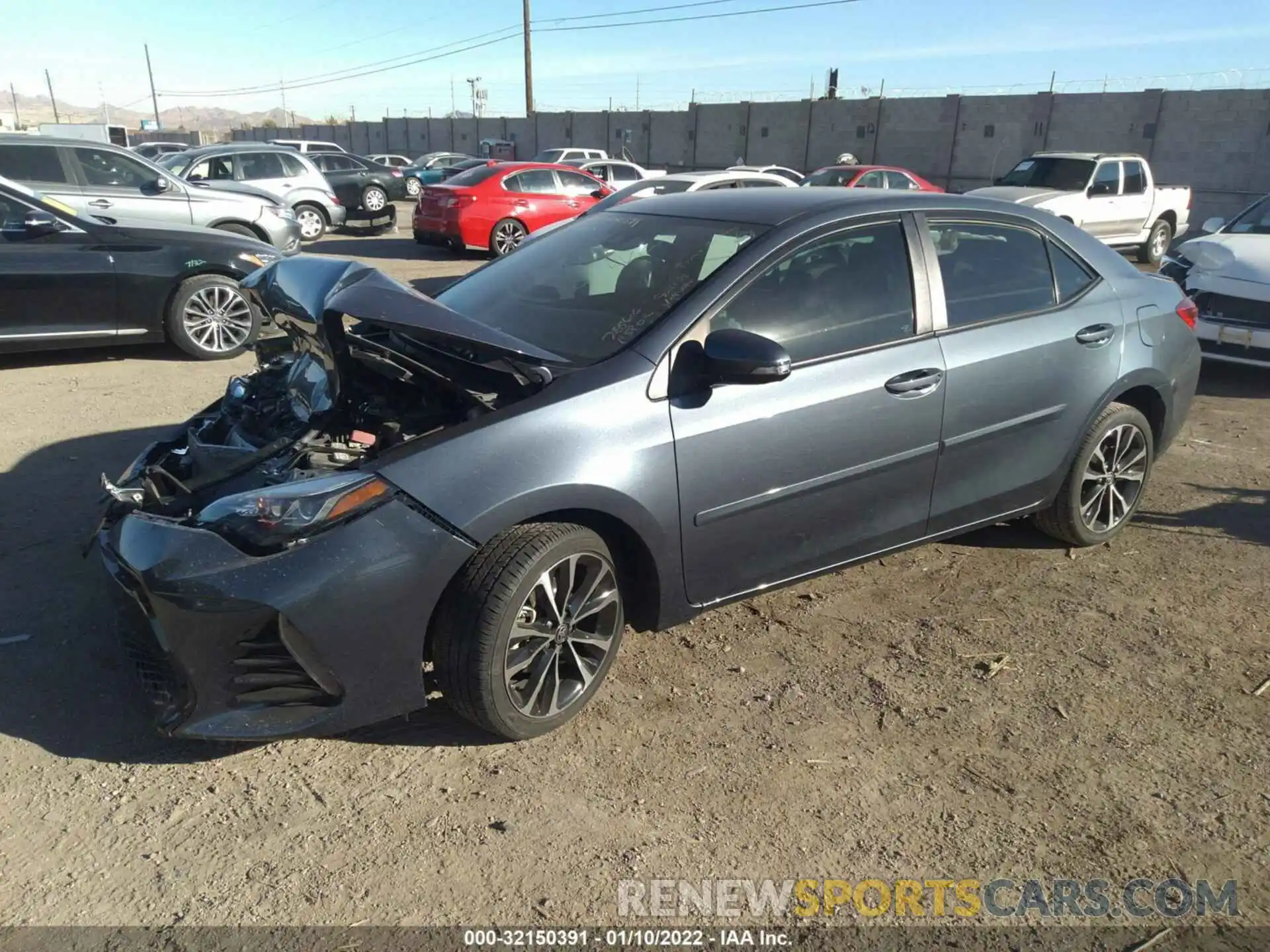 2 Photograph of a damaged car 2T1BURHE8KC198336 TOYOTA COROLLA 2019