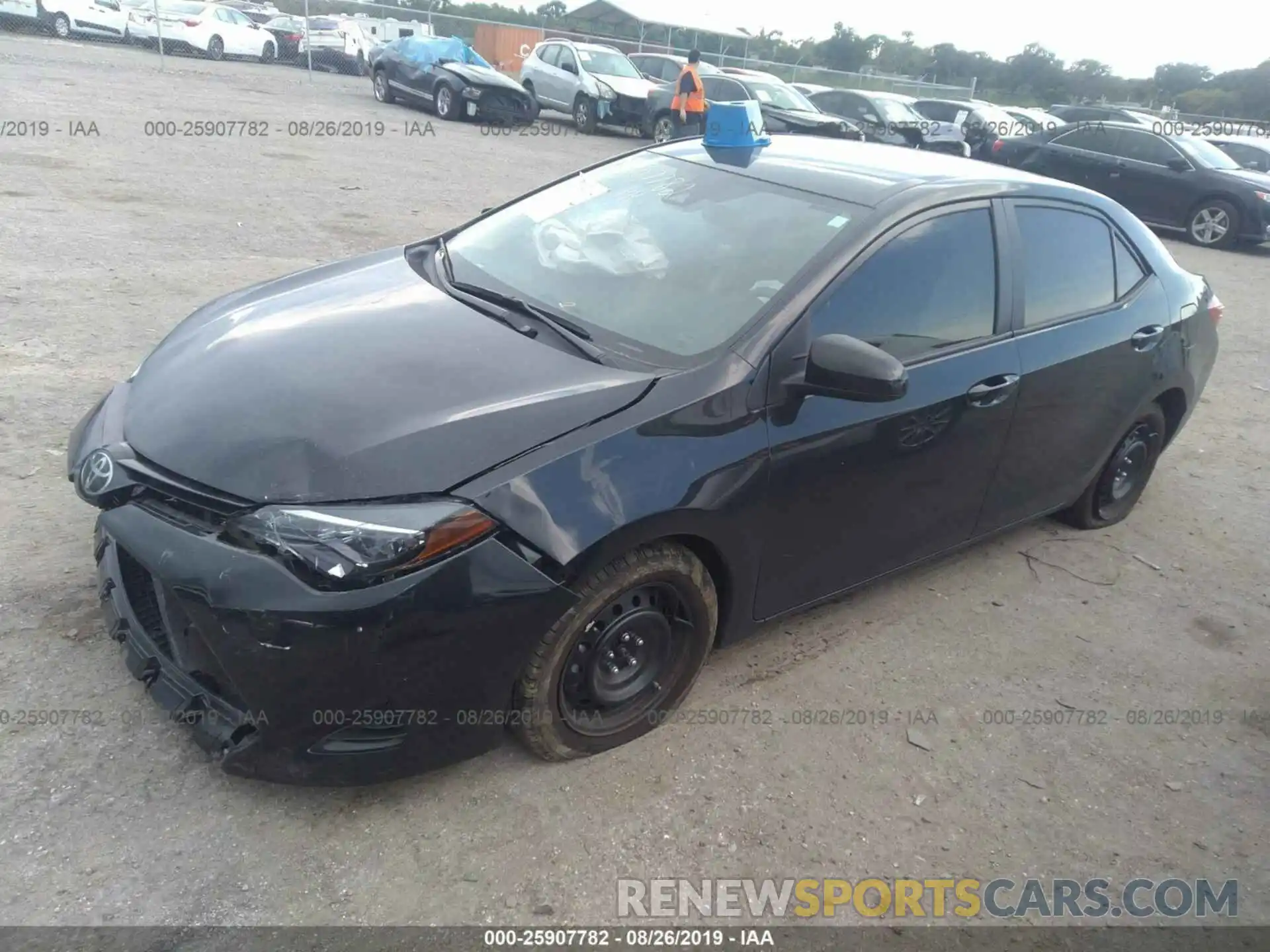 2 Photograph of a damaged car 2T1BURHE8KC198921 TOYOTA COROLLA 2019