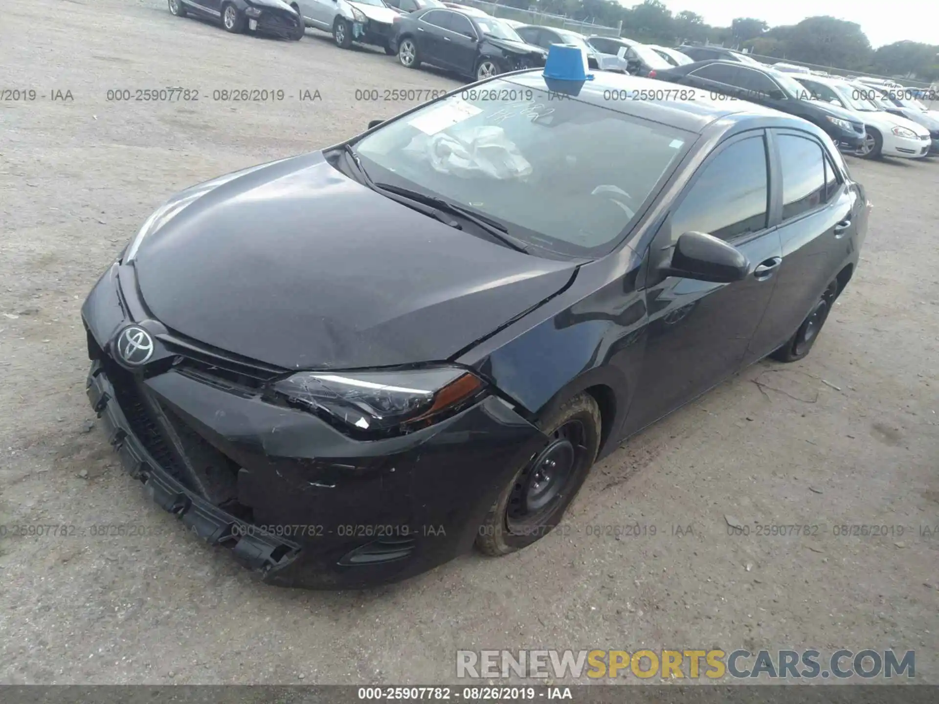 6 Photograph of a damaged car 2T1BURHE8KC198921 TOYOTA COROLLA 2019